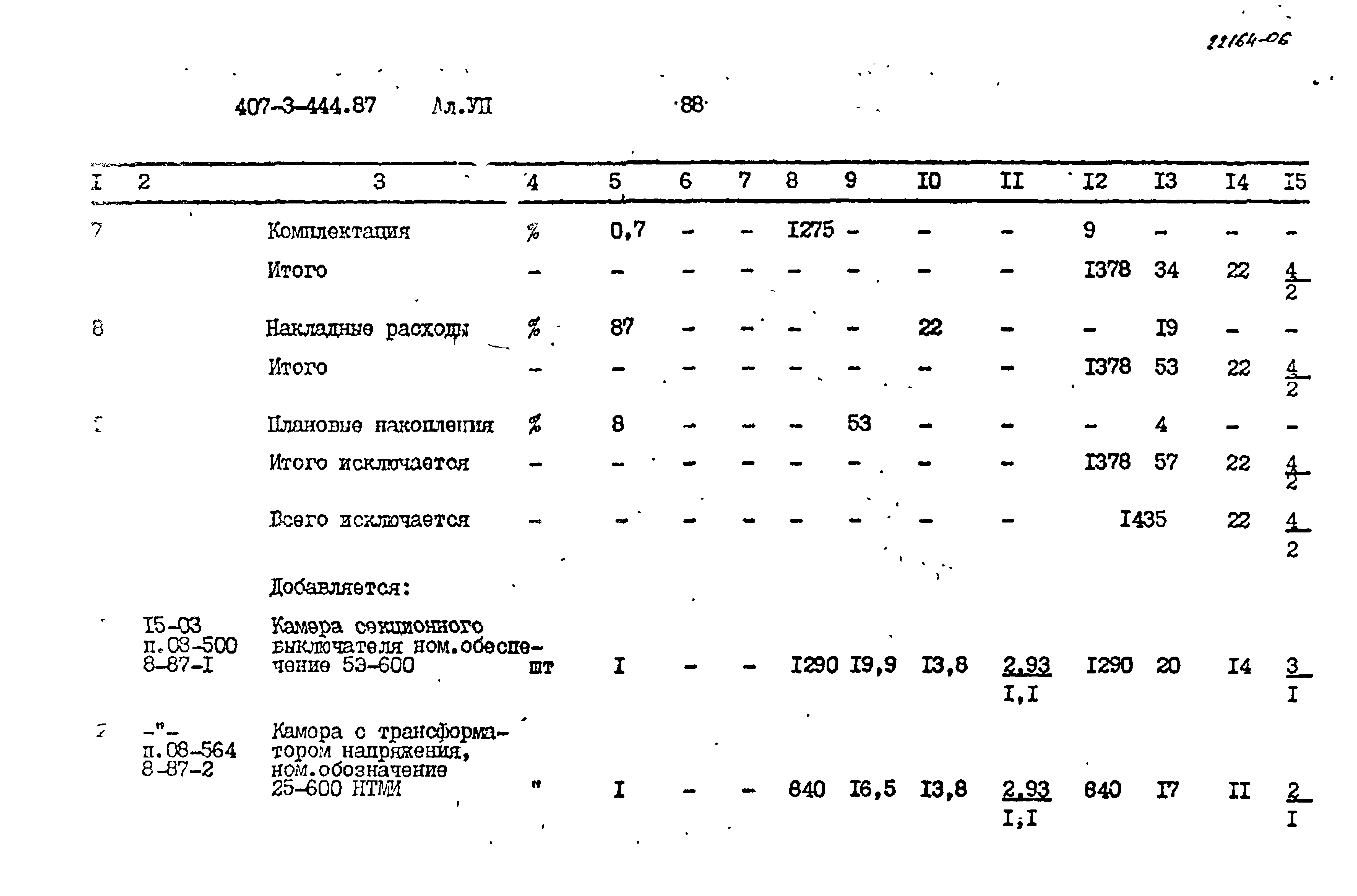 Типовой проект 407-3-444.87