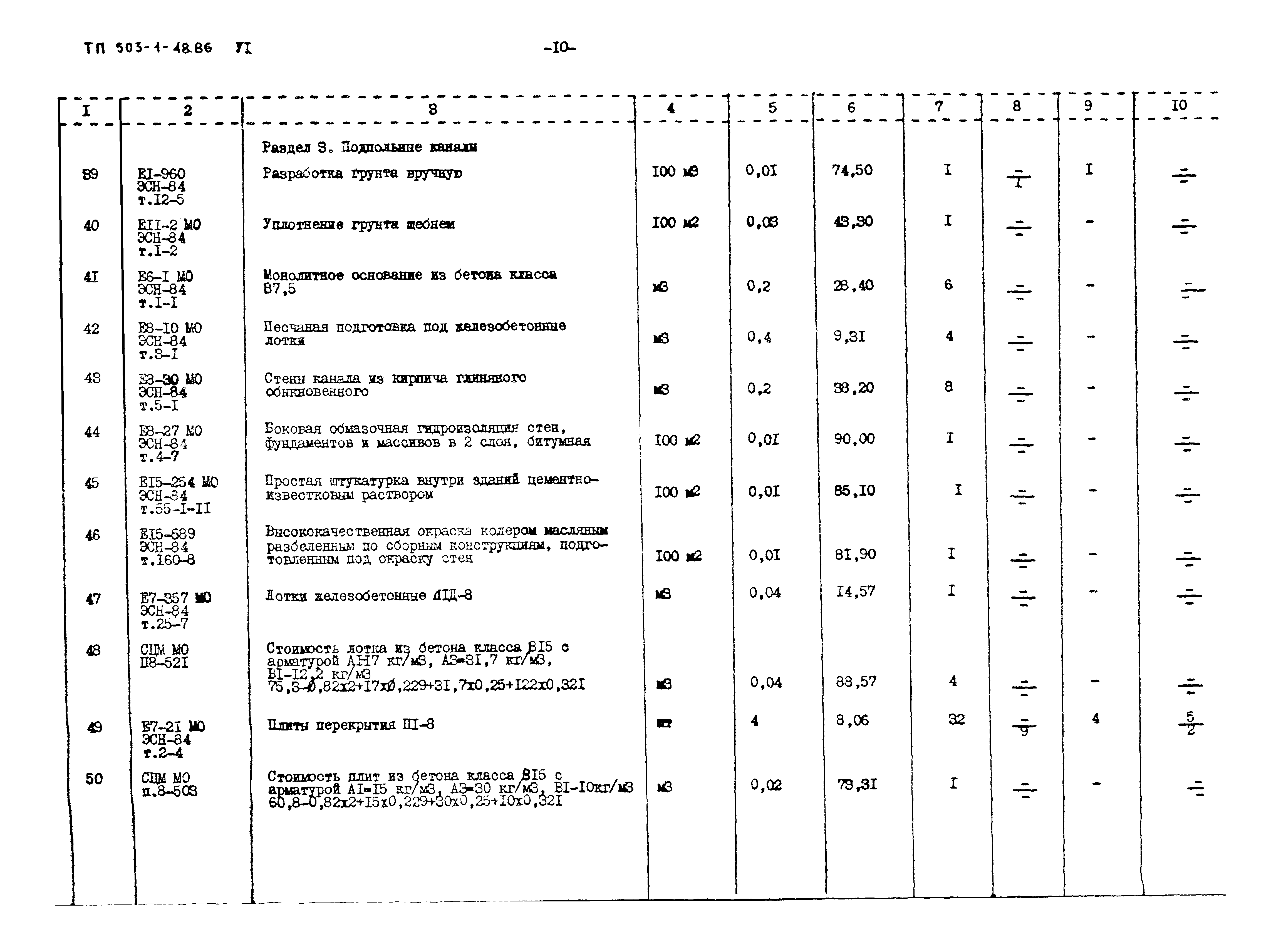 Типовой проект 503-1-48.86