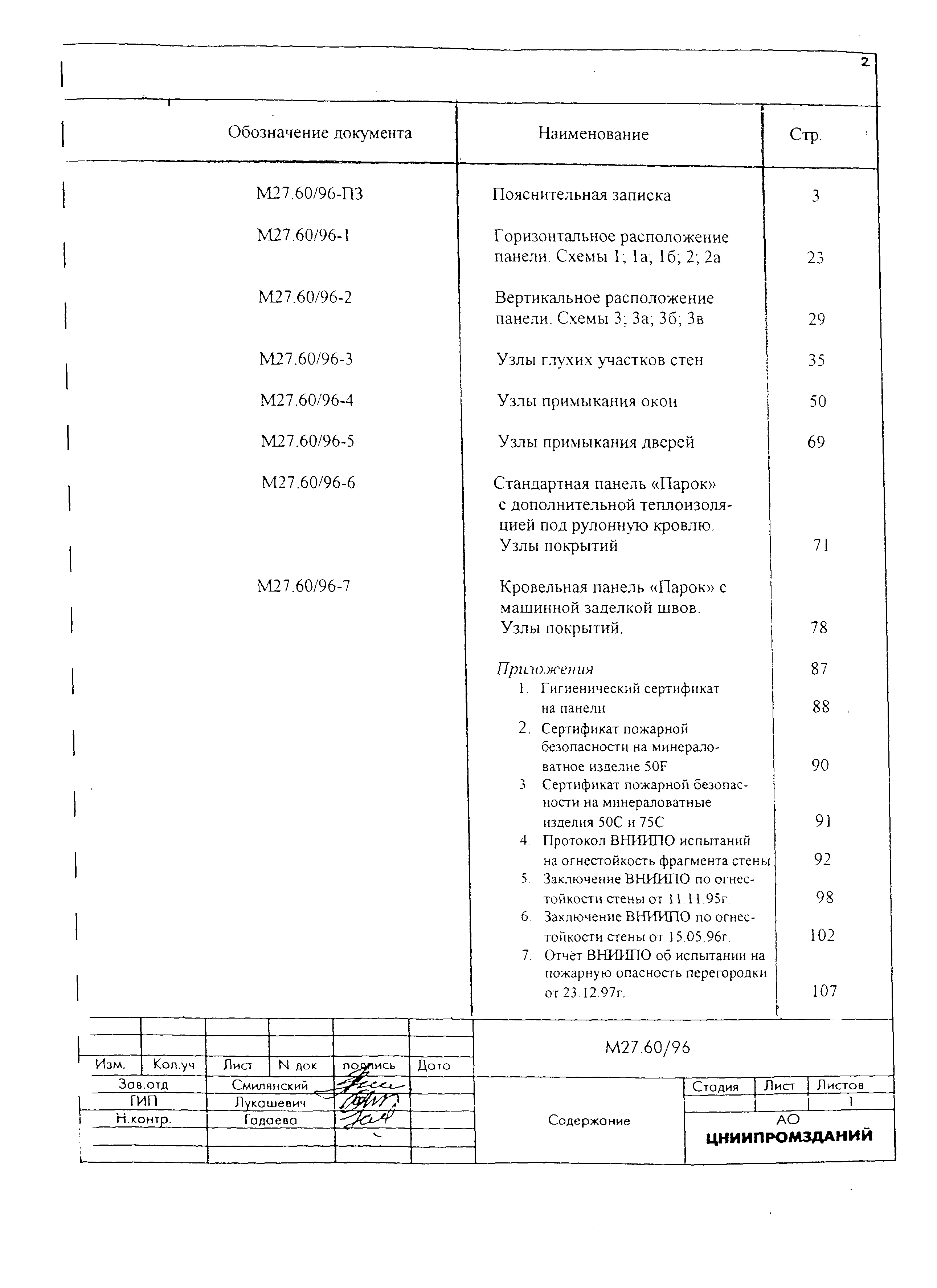 Шифр М27.60/96