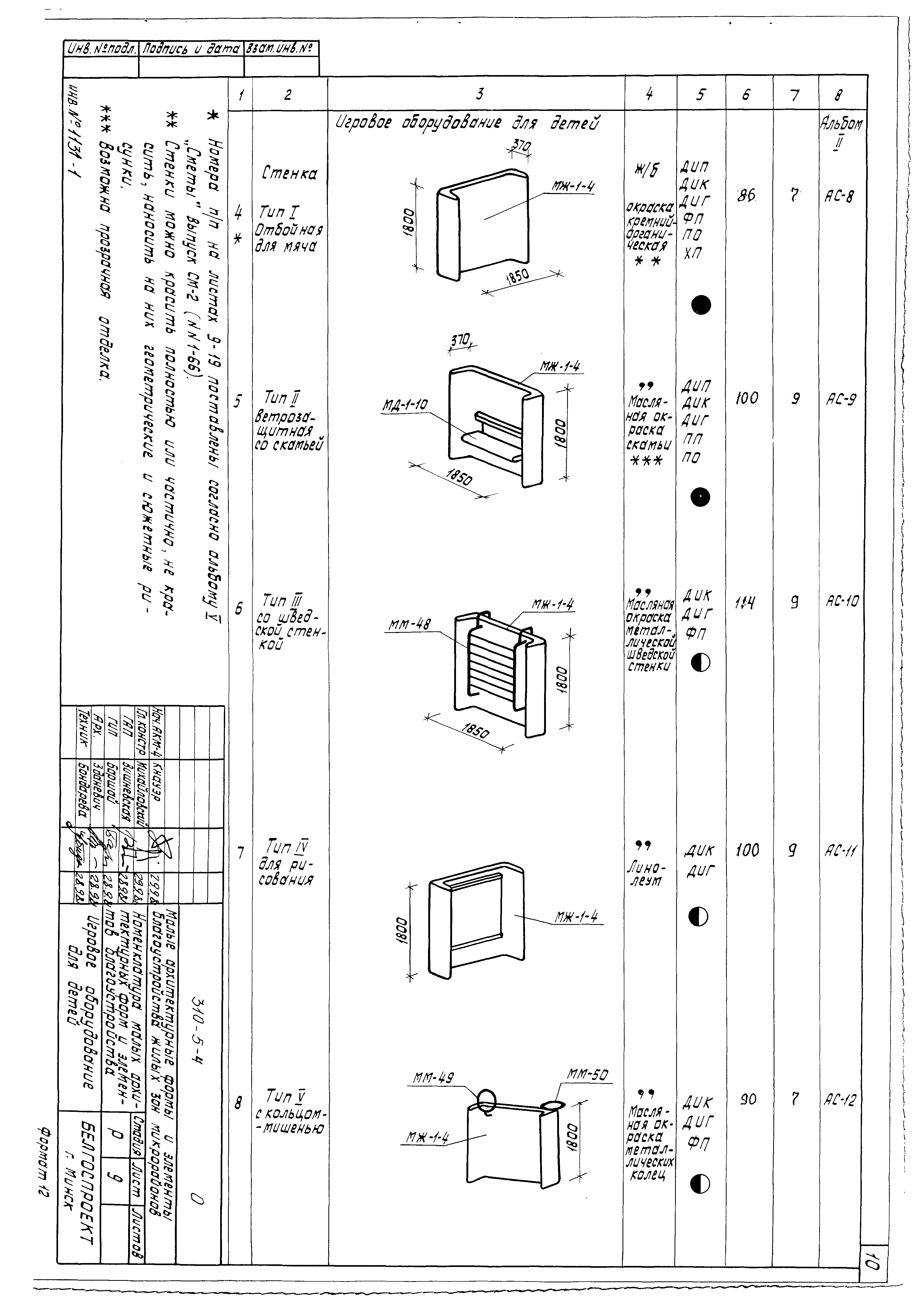 Типовой проект 310-5-4