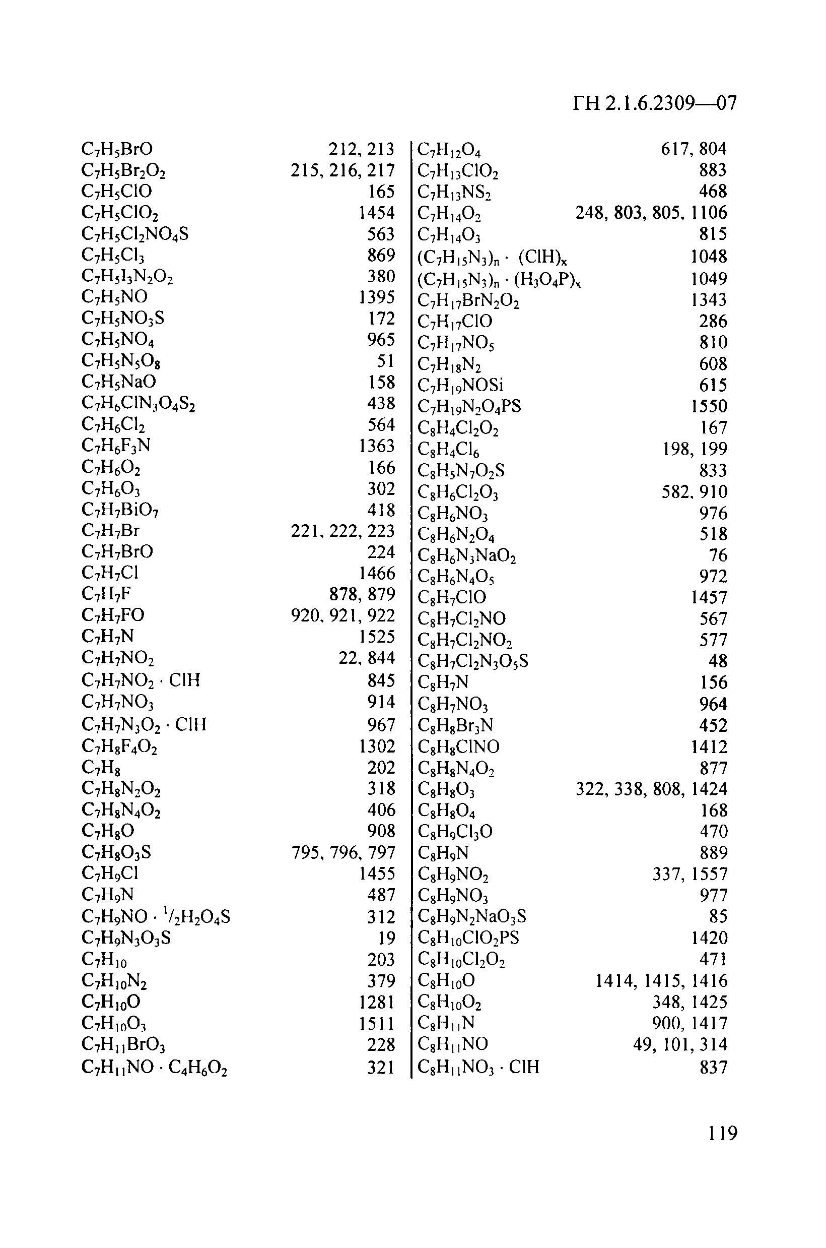 ГН 2.1.6.2309-07