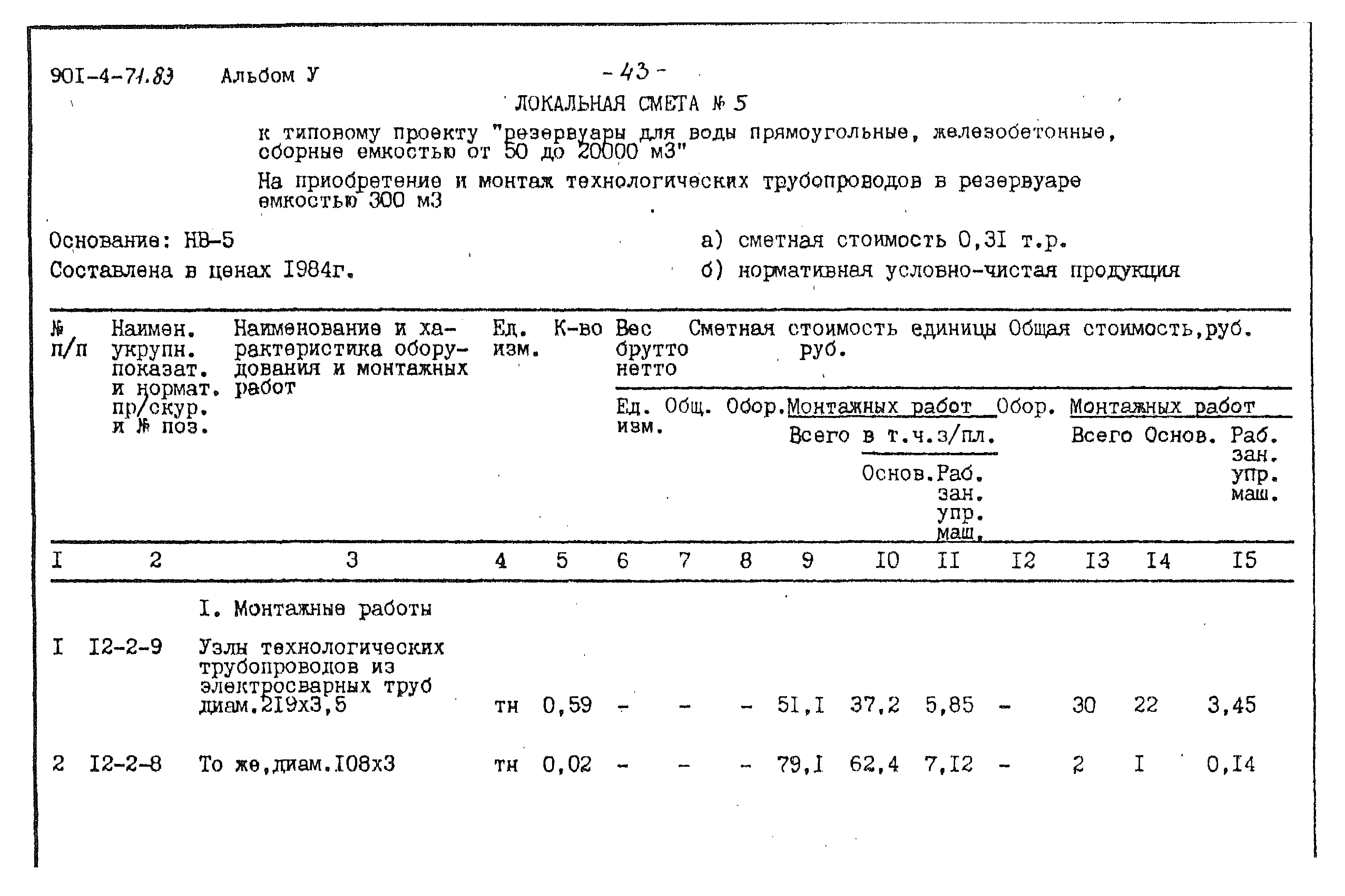 Типовой проект 901-4-71.83