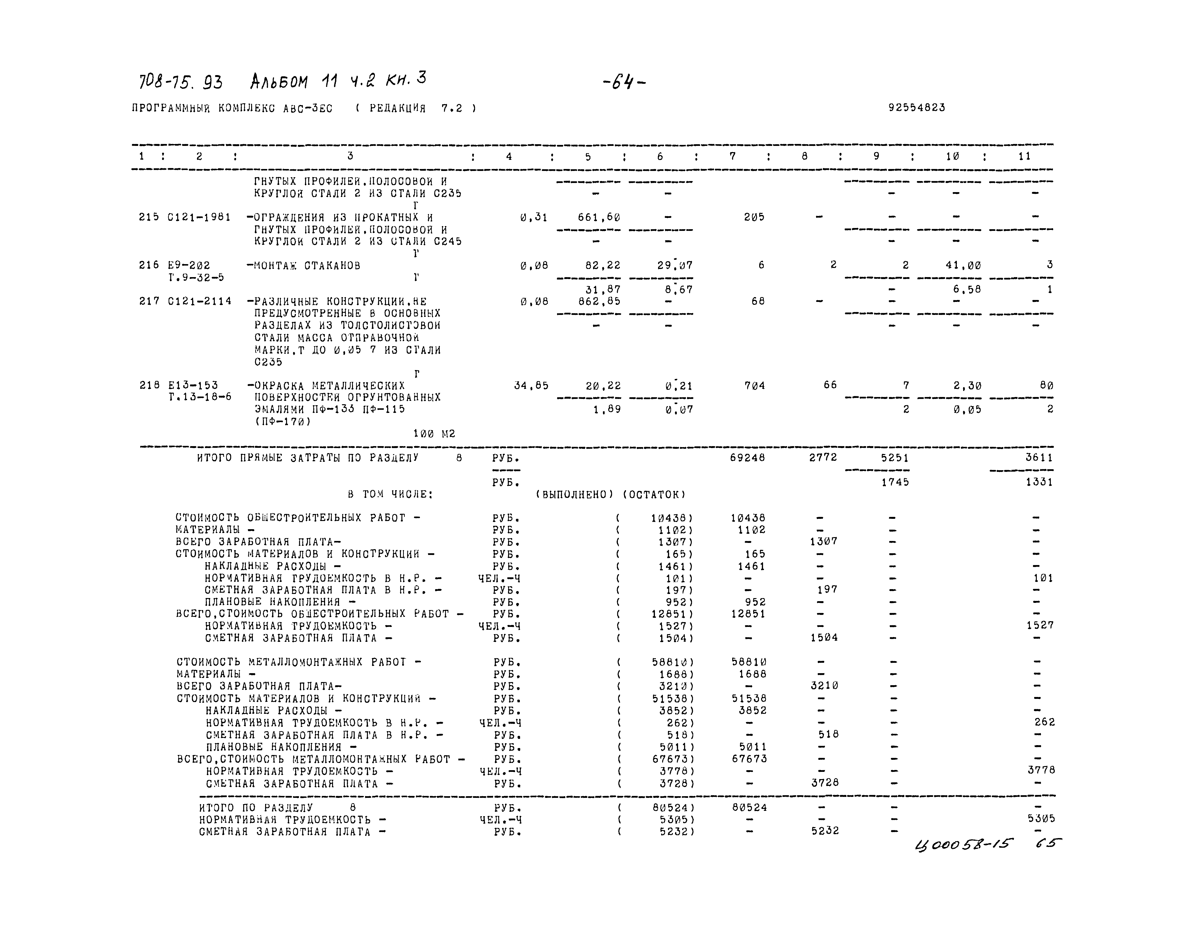 Типовой проект 708-75.93