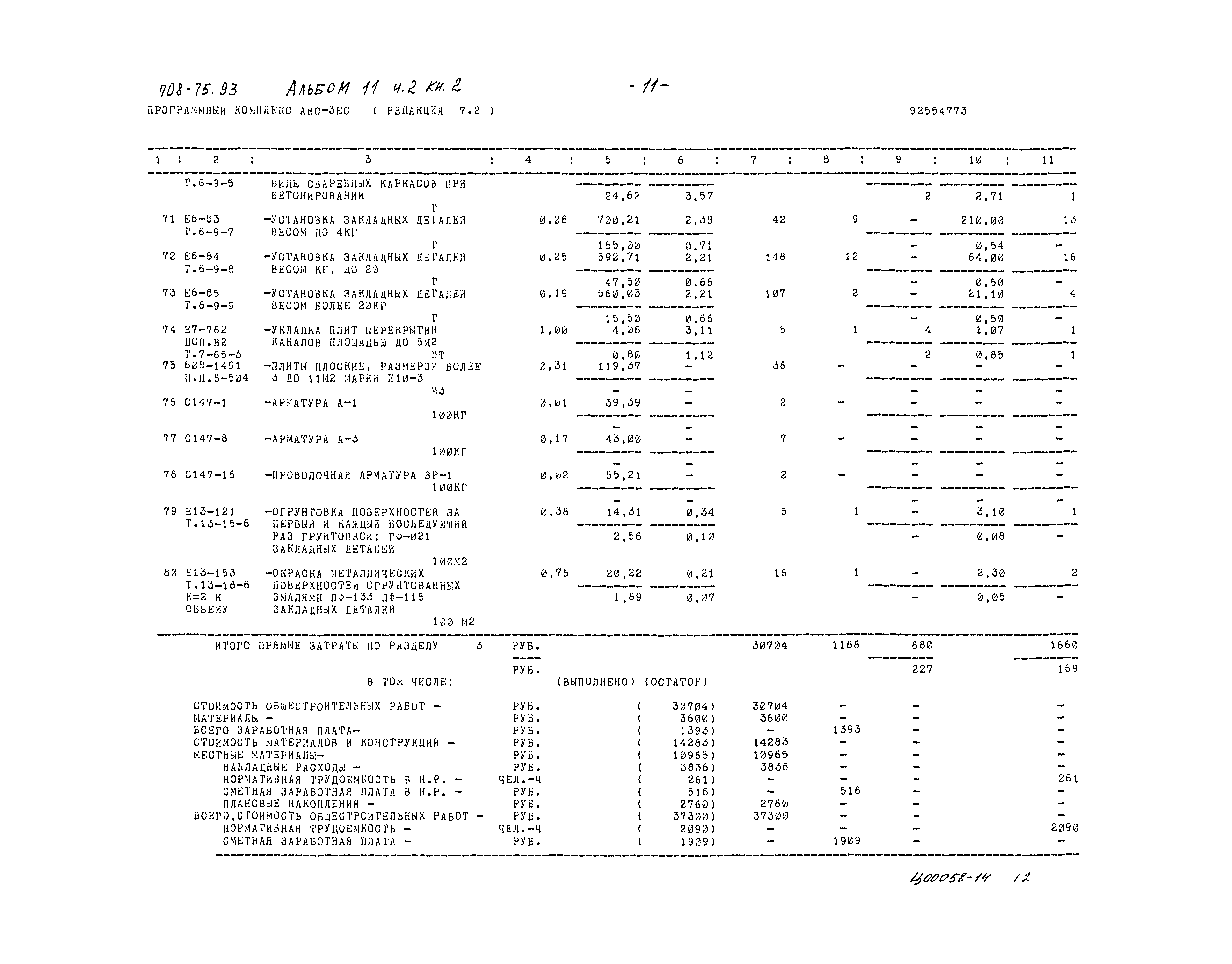 Типовой проект 708-75.93