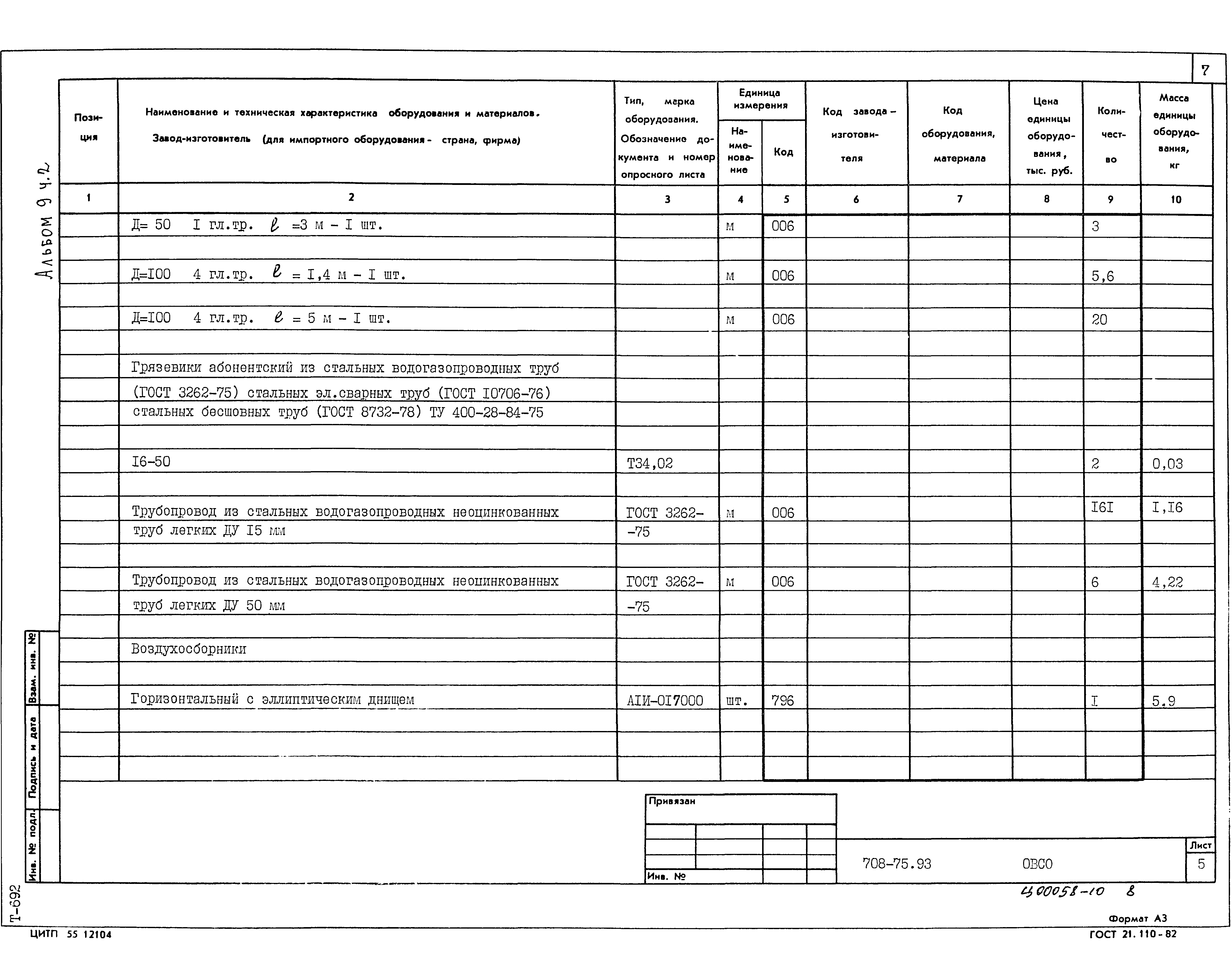 Типовой проект 708-75.93