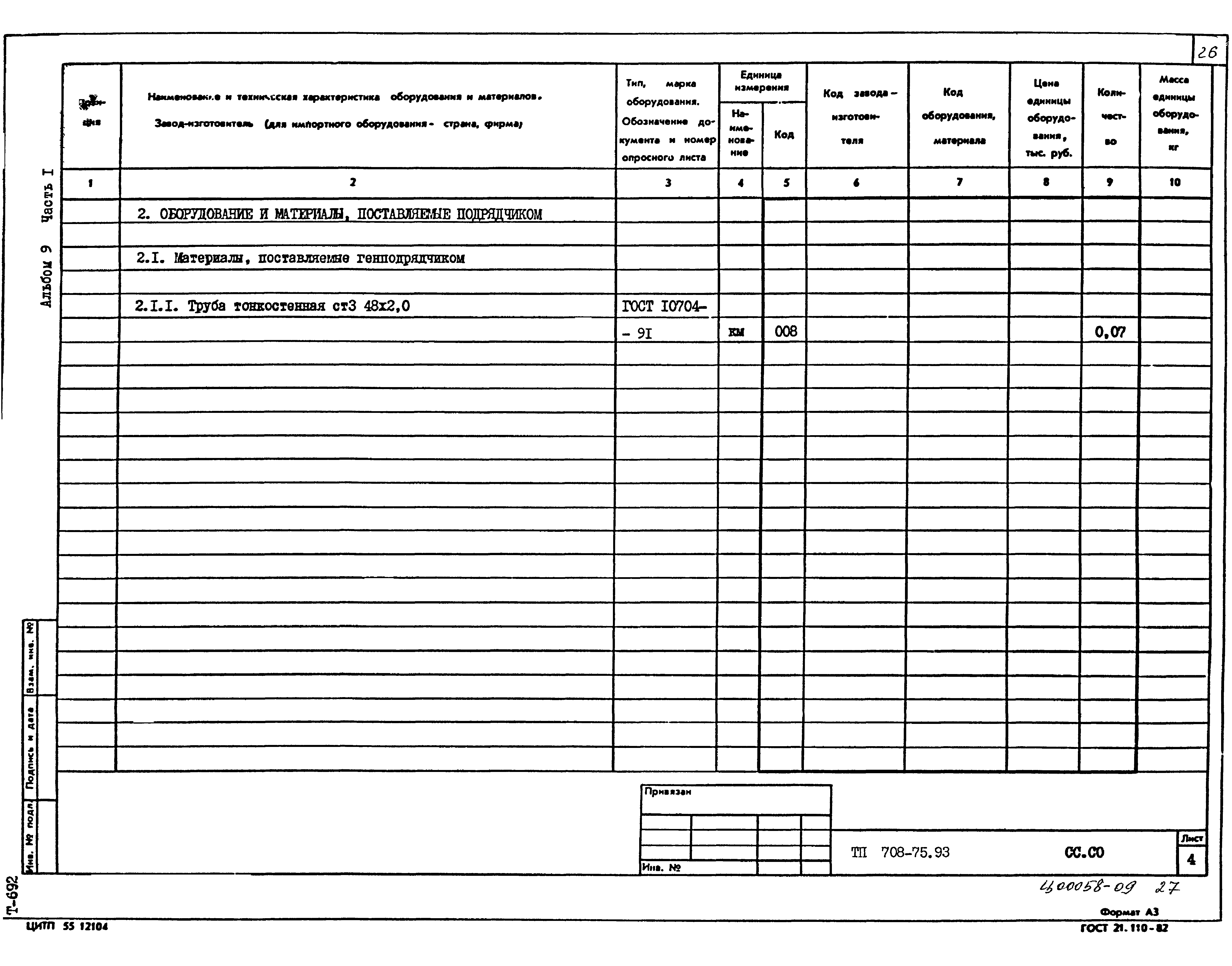 Типовой проект 708-75.93