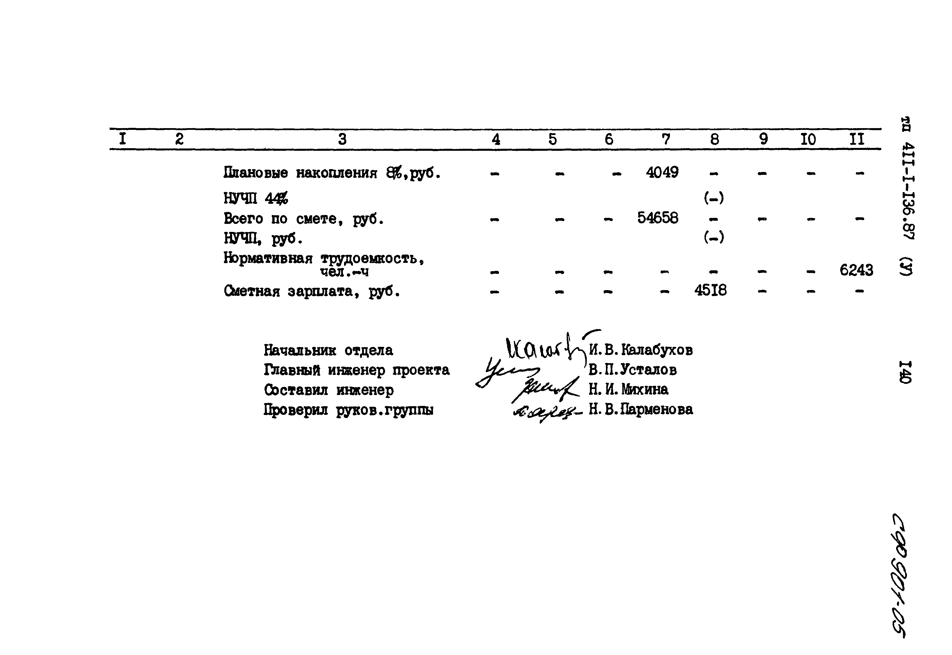 Типовой проект 411-1-136.87