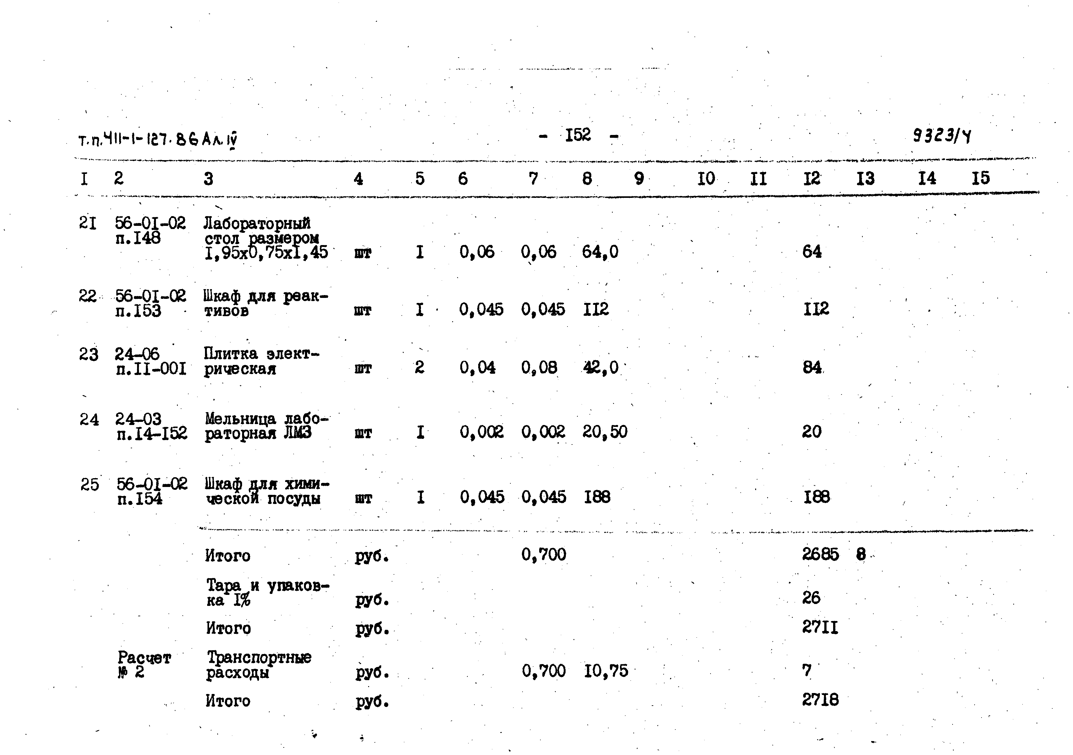 Типовой проект 411-1-127.86