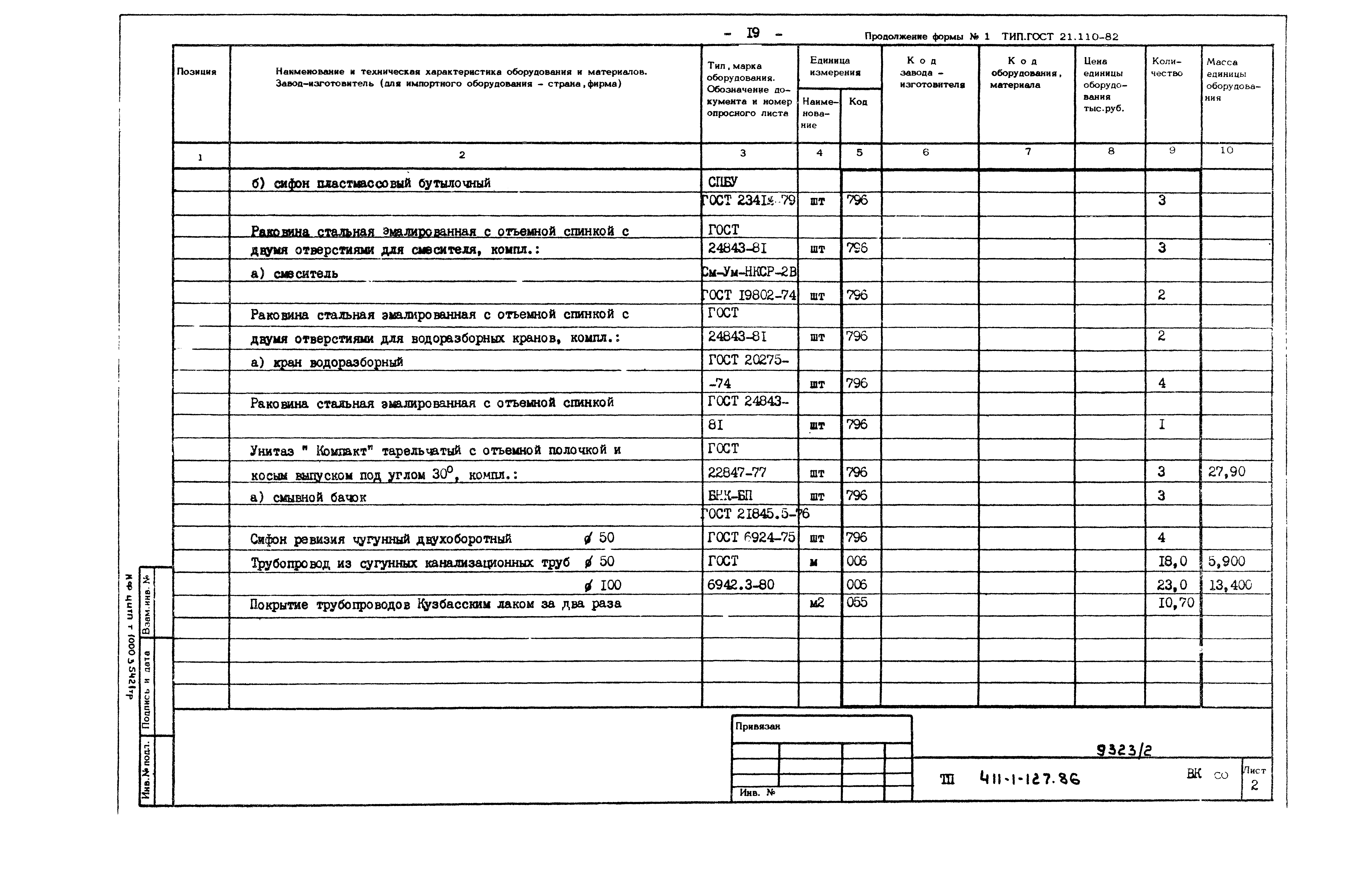 Типовой проект 411-1-127.86