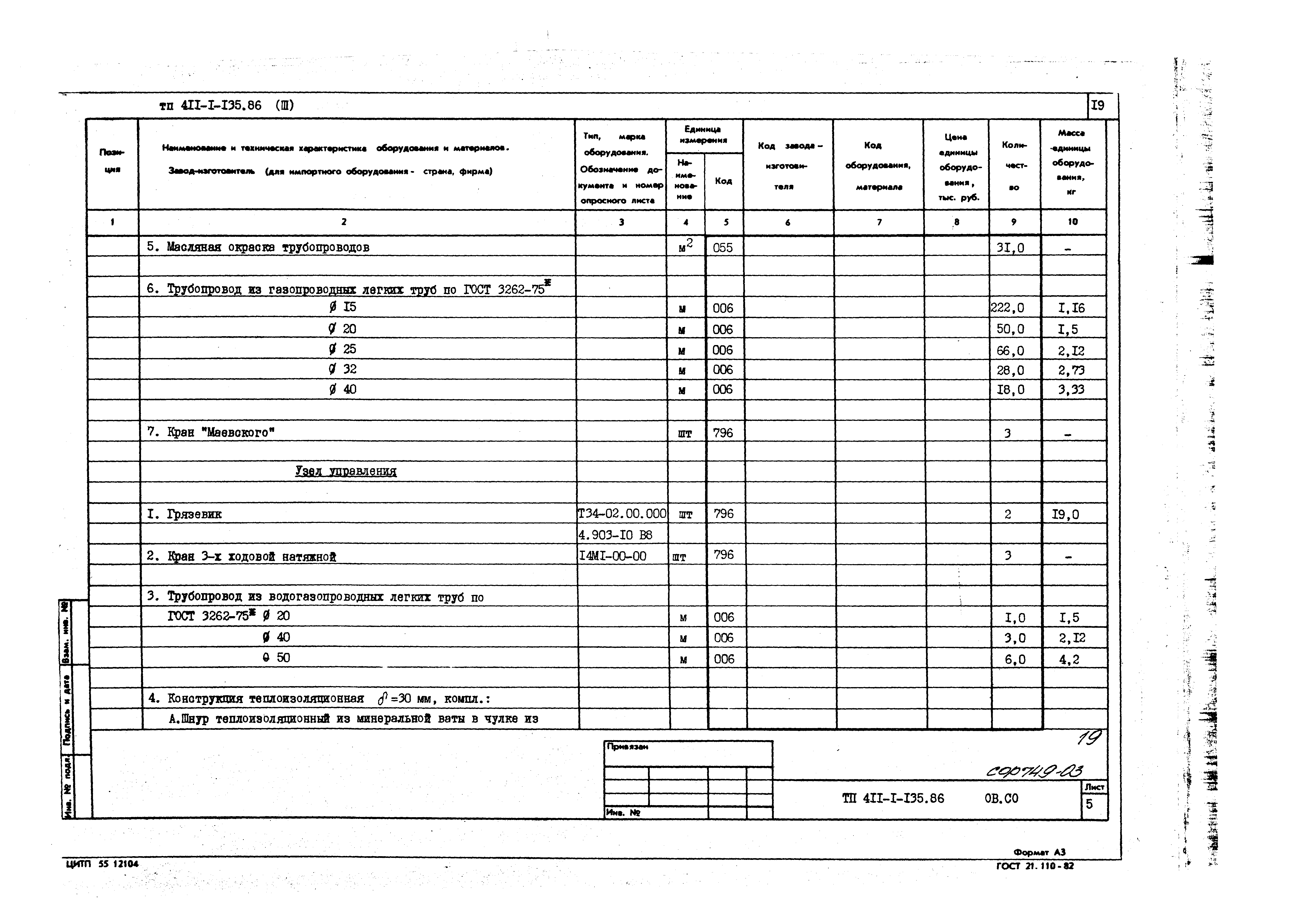 Типовой проект 411-1-135.86