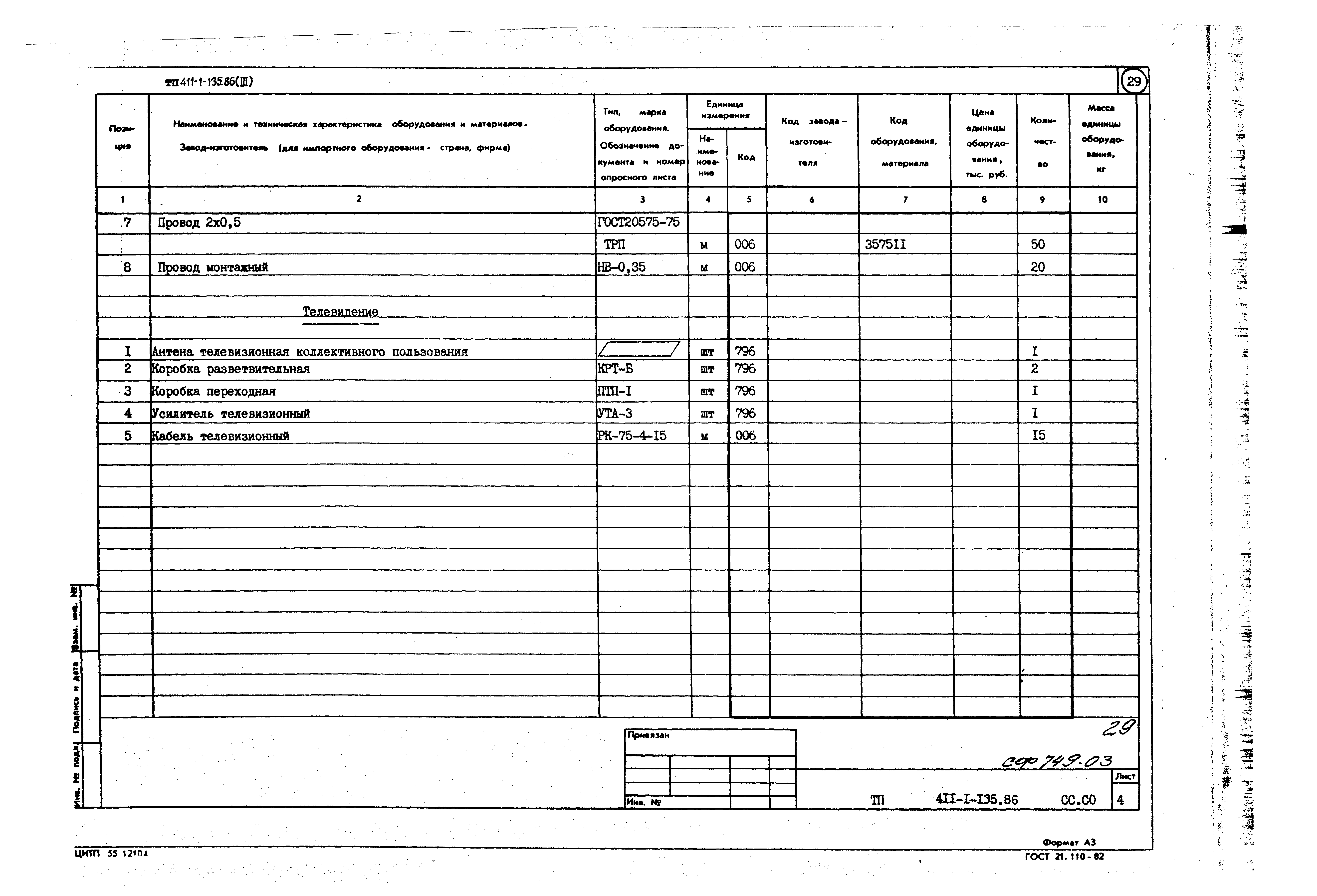 Типовой проект 411-1-135.86