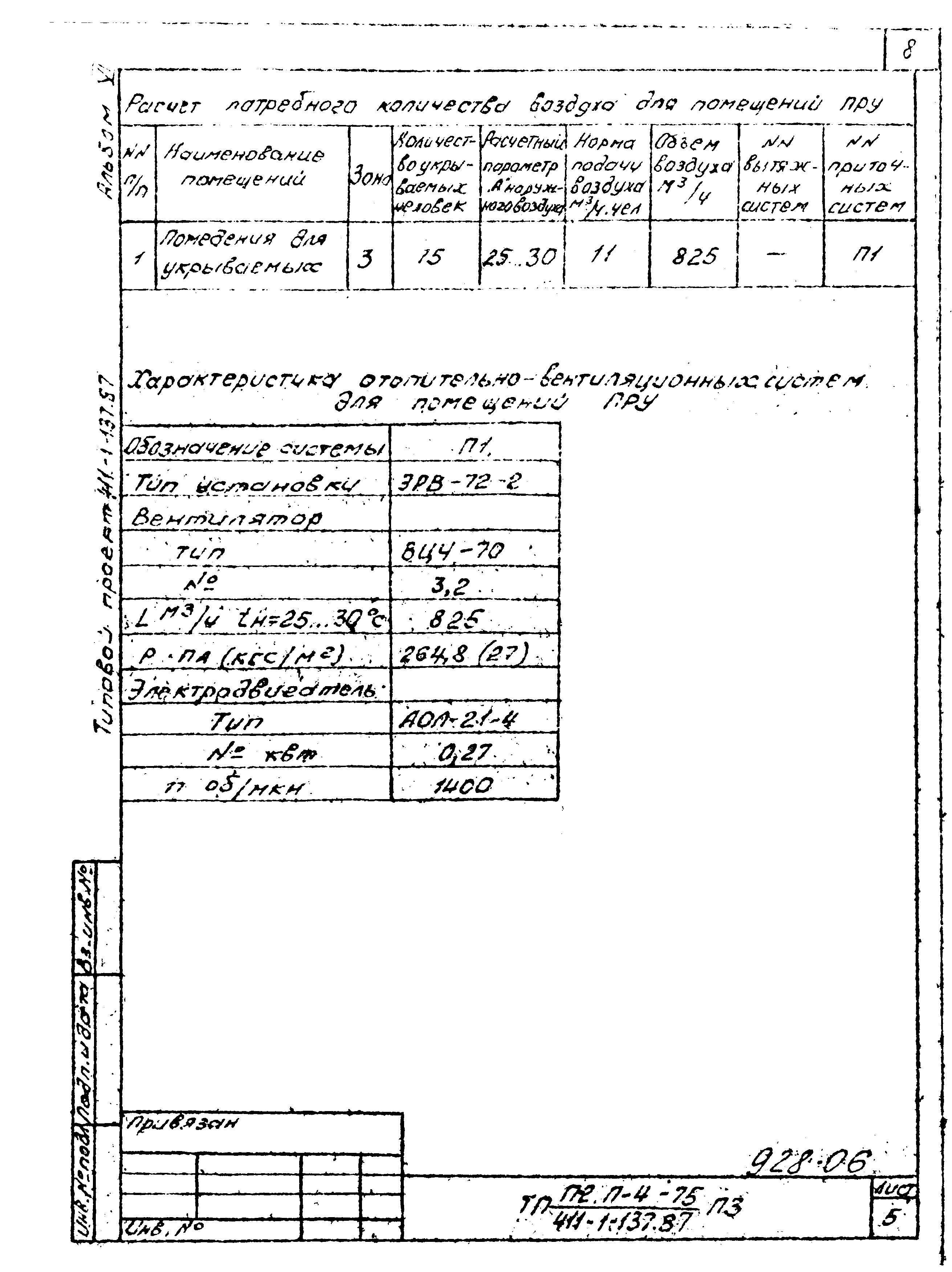 Типовой проект 411-1-137.87