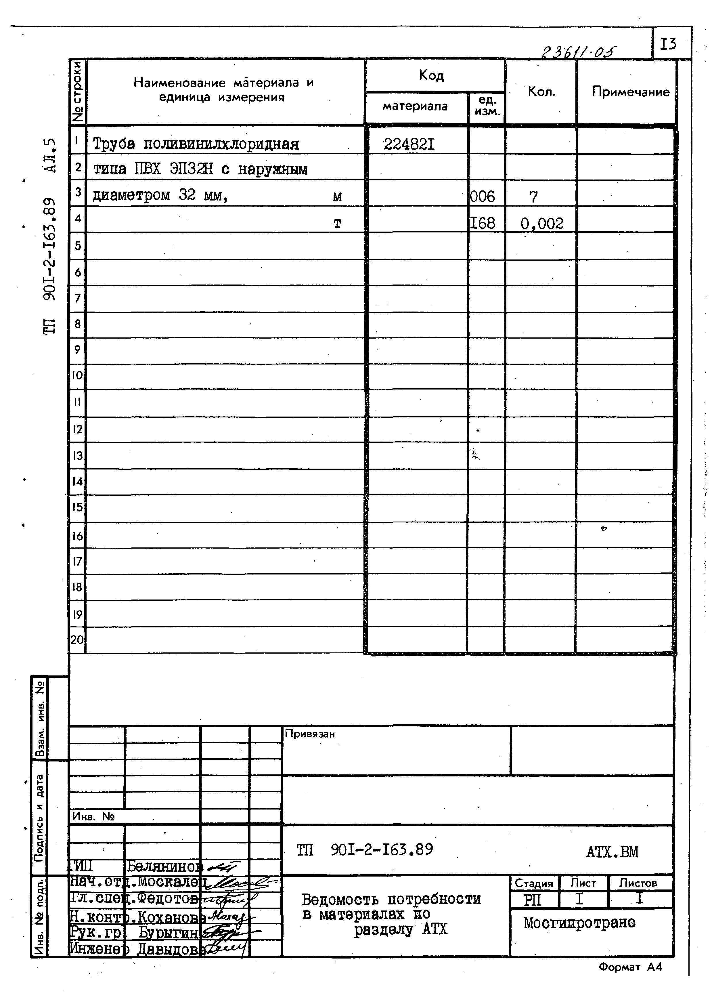 Типовой проект 901-2-165.89