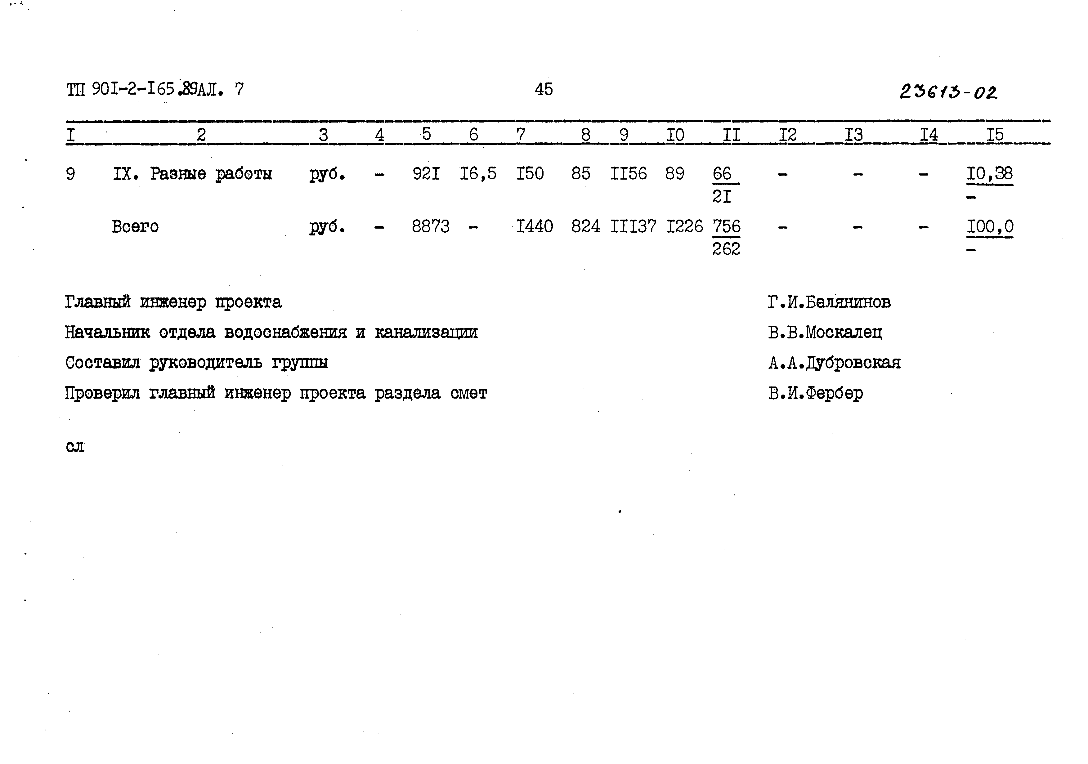 Типовой проект 901-2-165.89