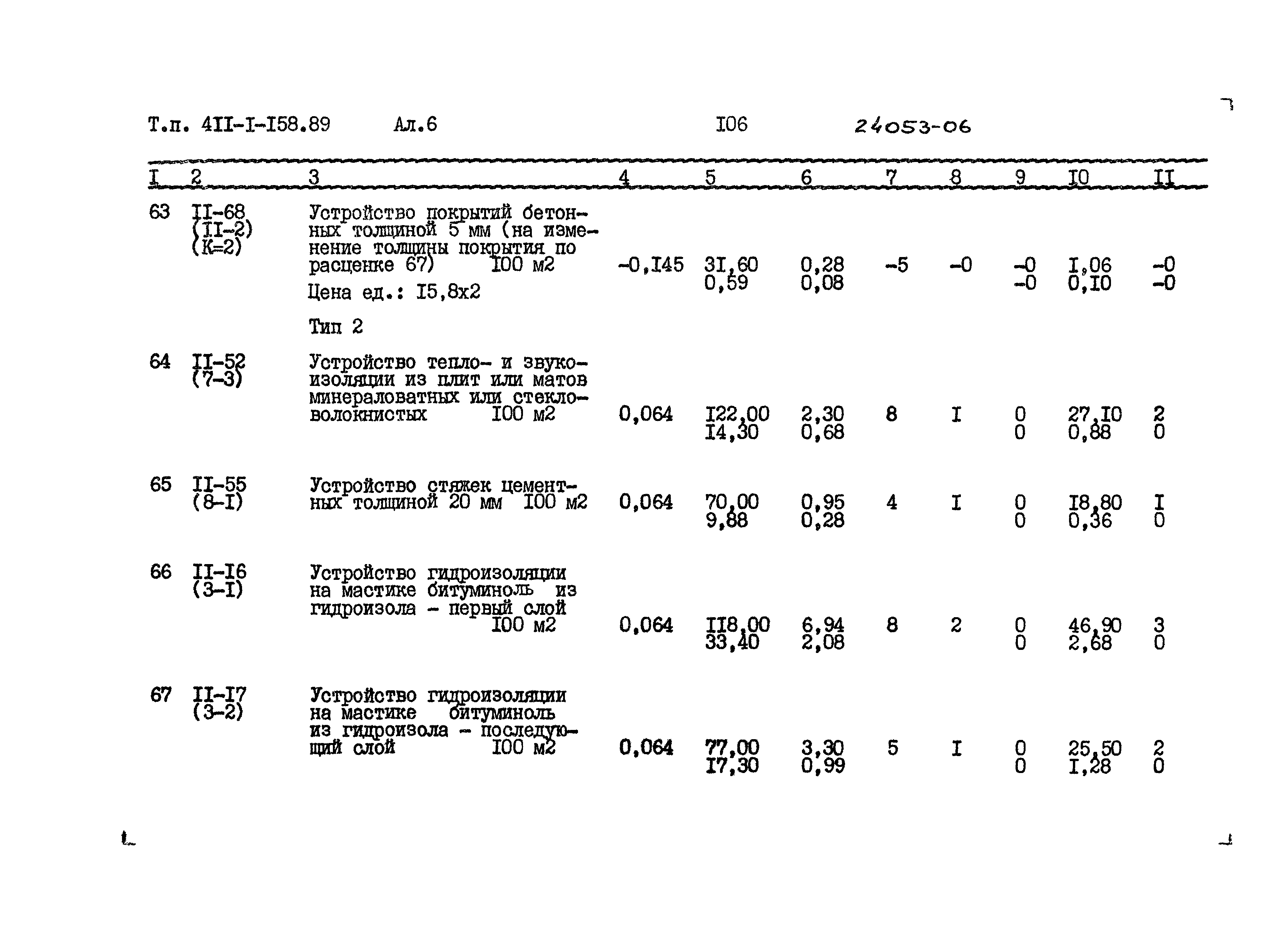 Типовой проект 411-1-158.89