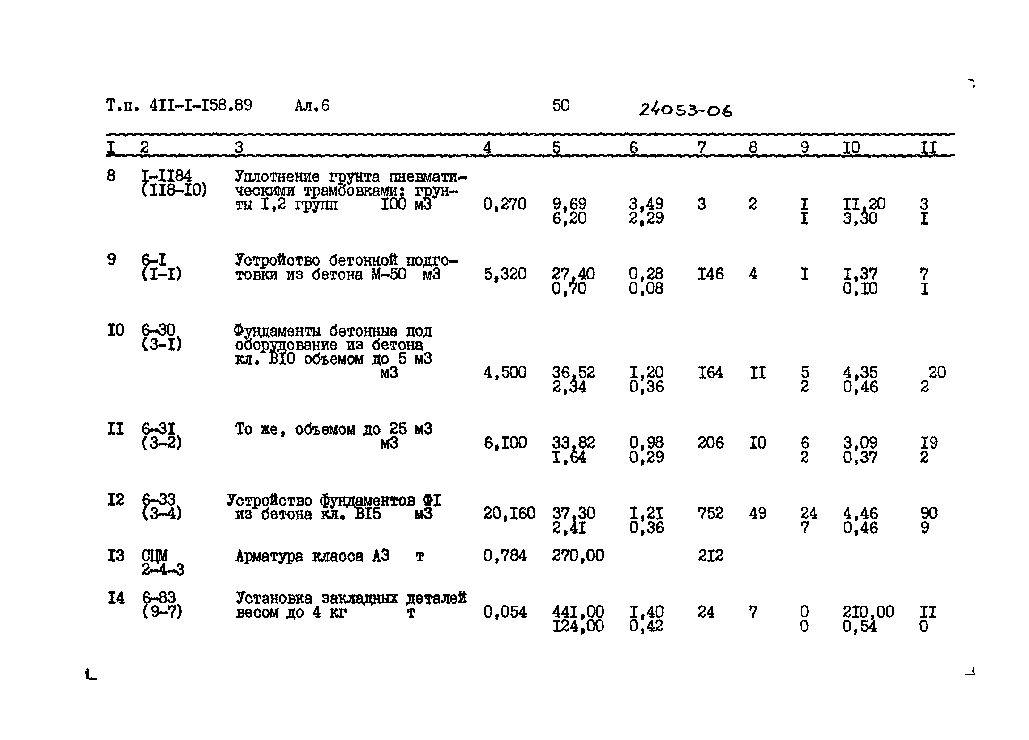 Типовой проект 411-1-158.89