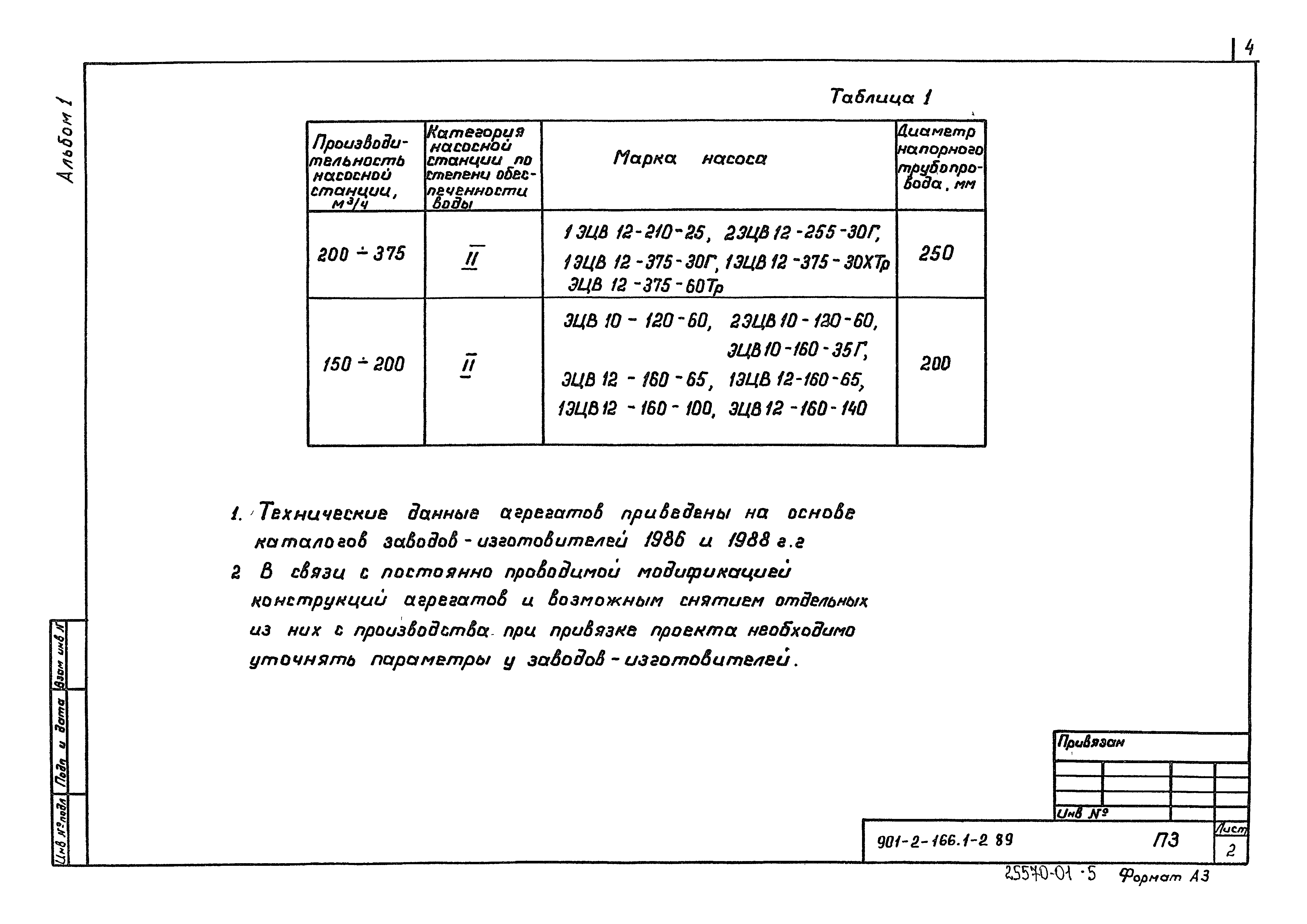 Типовой проект 901-2-166.1-2.89