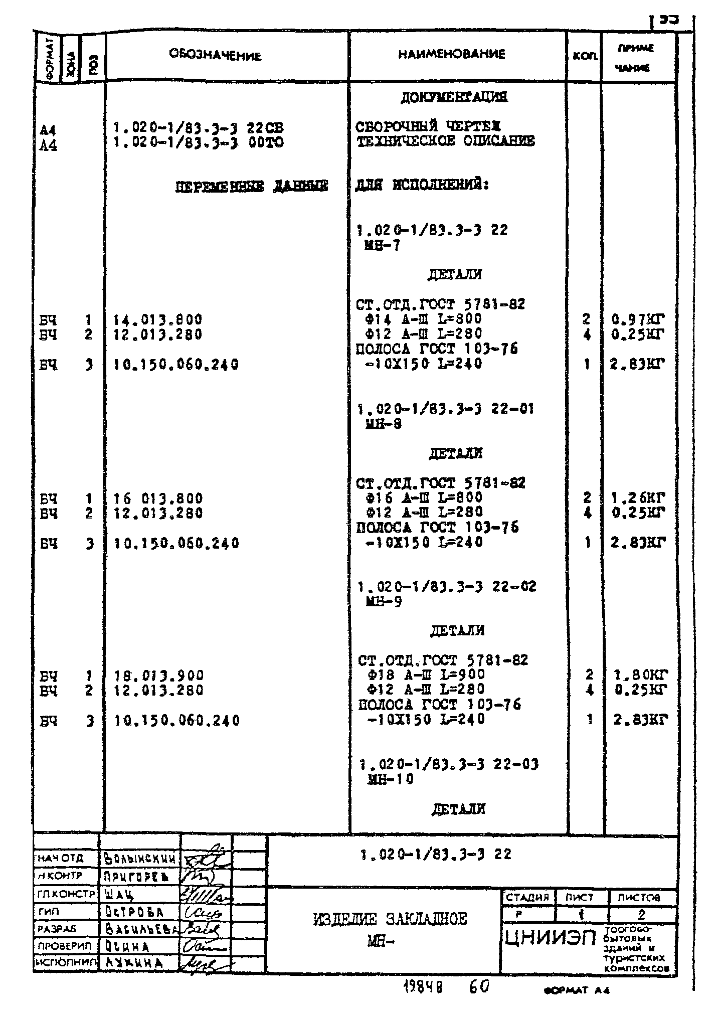 Серия 1.020-1/83