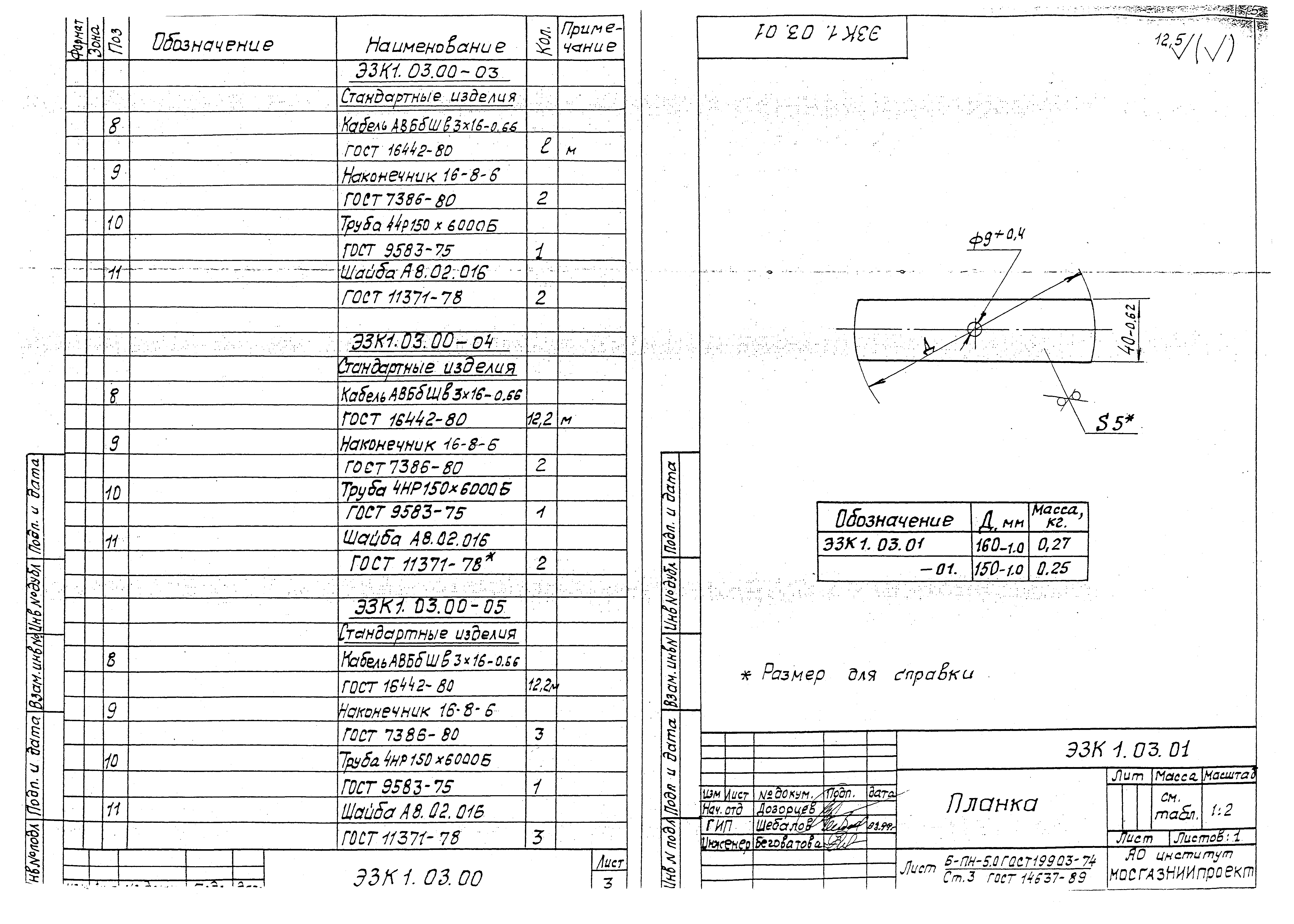 Серия МГНП 01-99