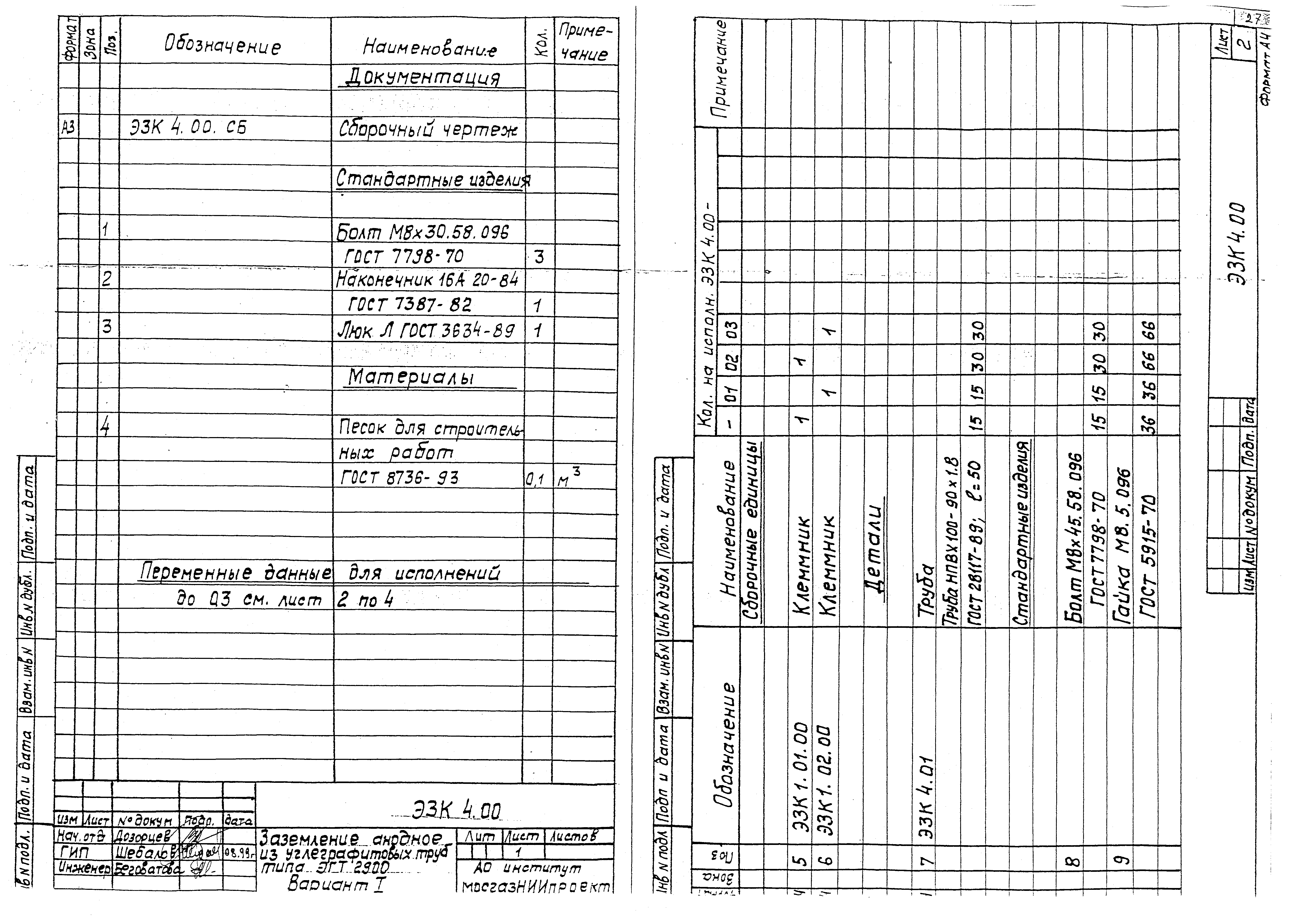 Серия МГНП 01-99