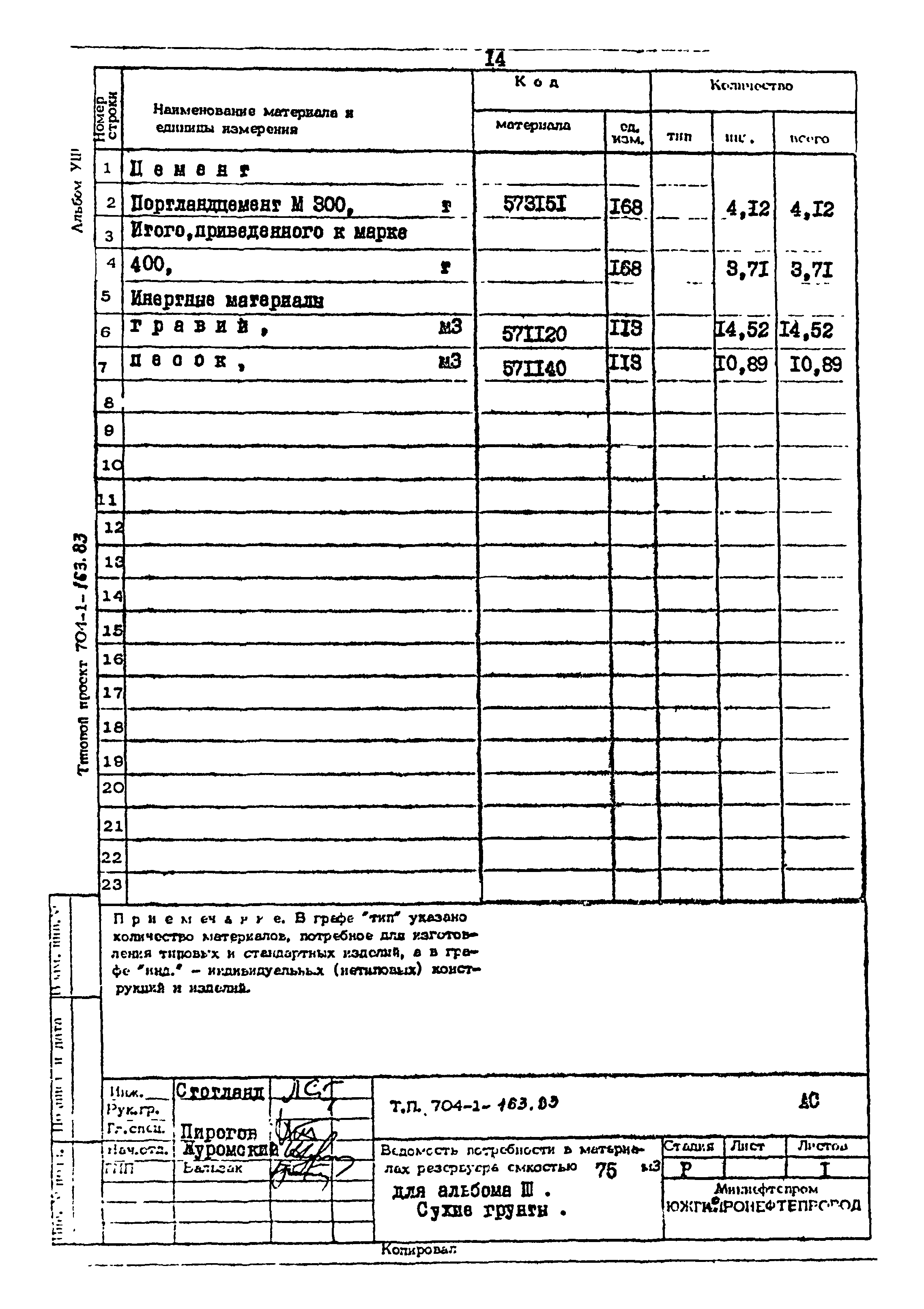 Типовой проект 704-1-163.83