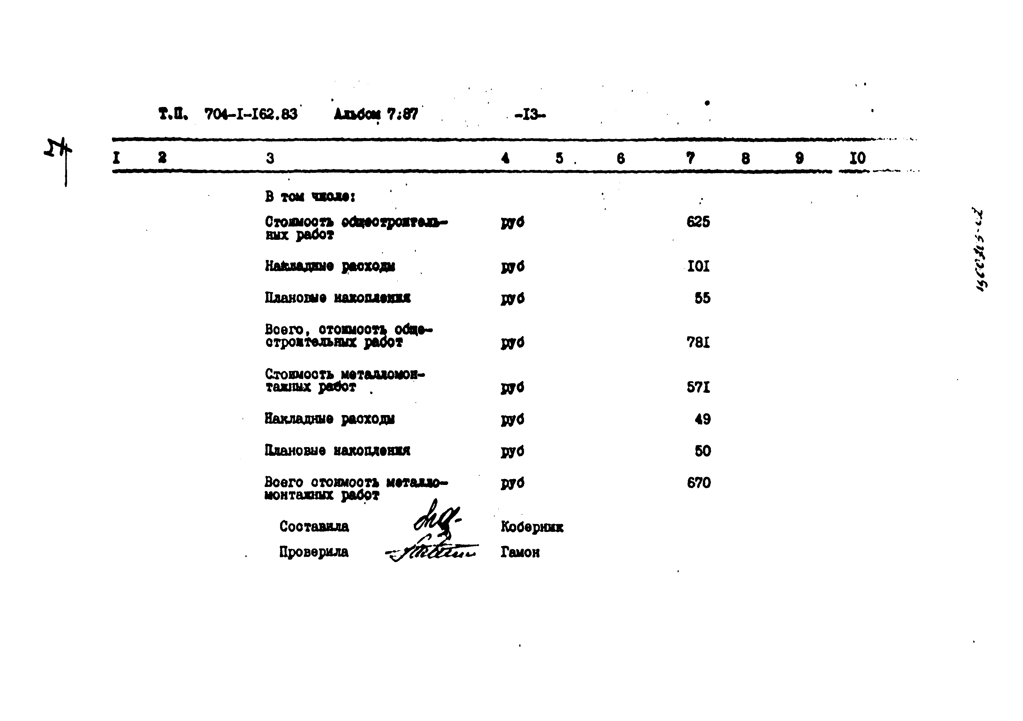 Типовой проект 704-1-162.83