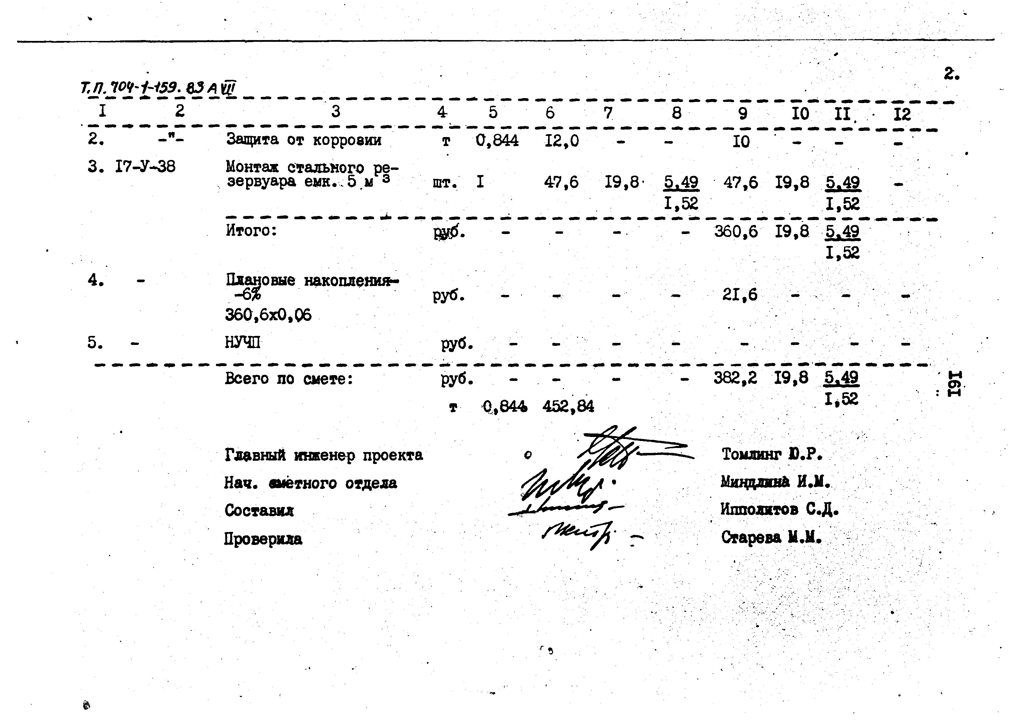 Типовой проект 704-1-159.83