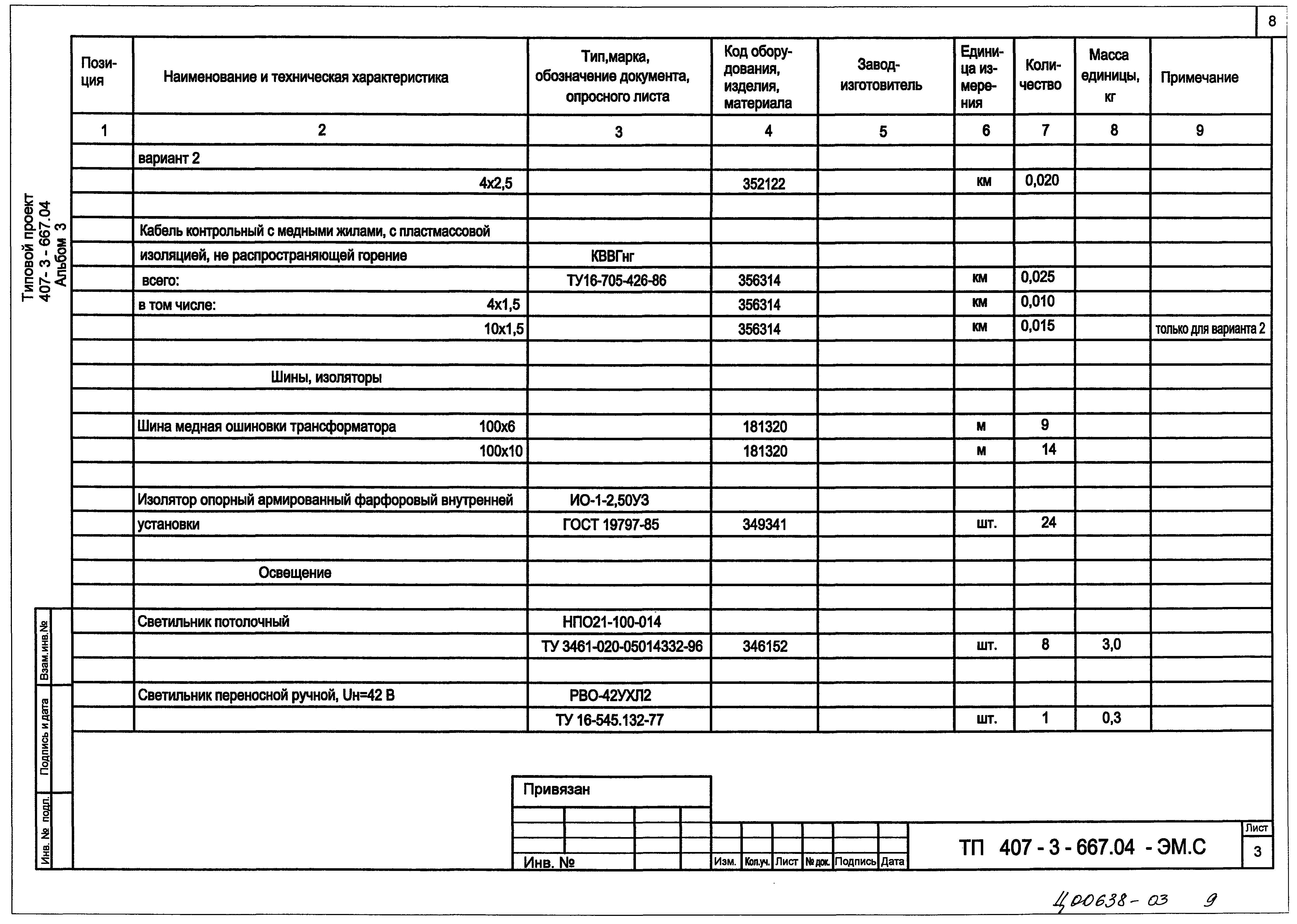 Типовой проект 407-3-667.04