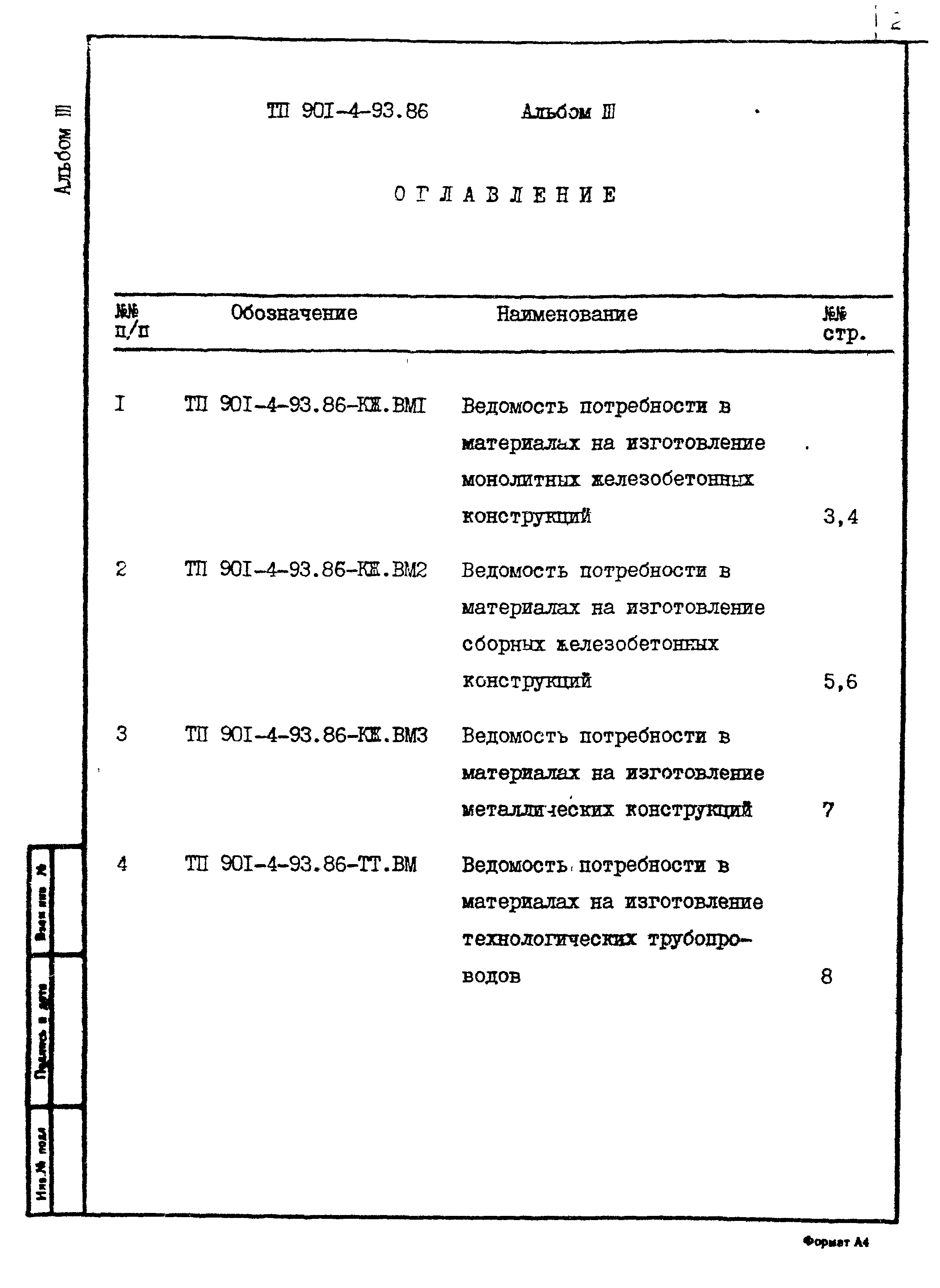 Типовой проект 901-4-93.86