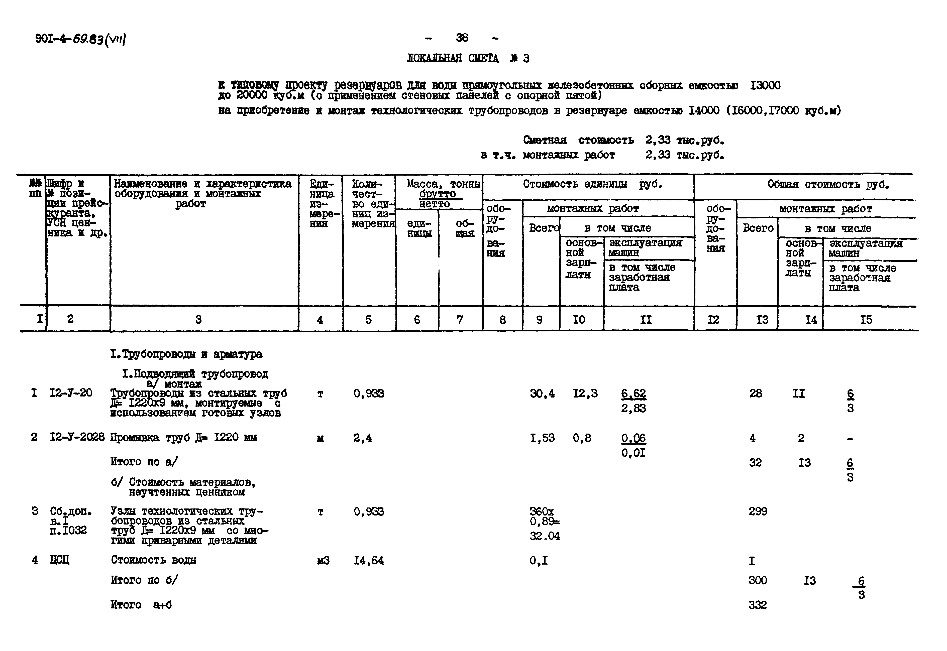 Типовой проект 901-4-69.83