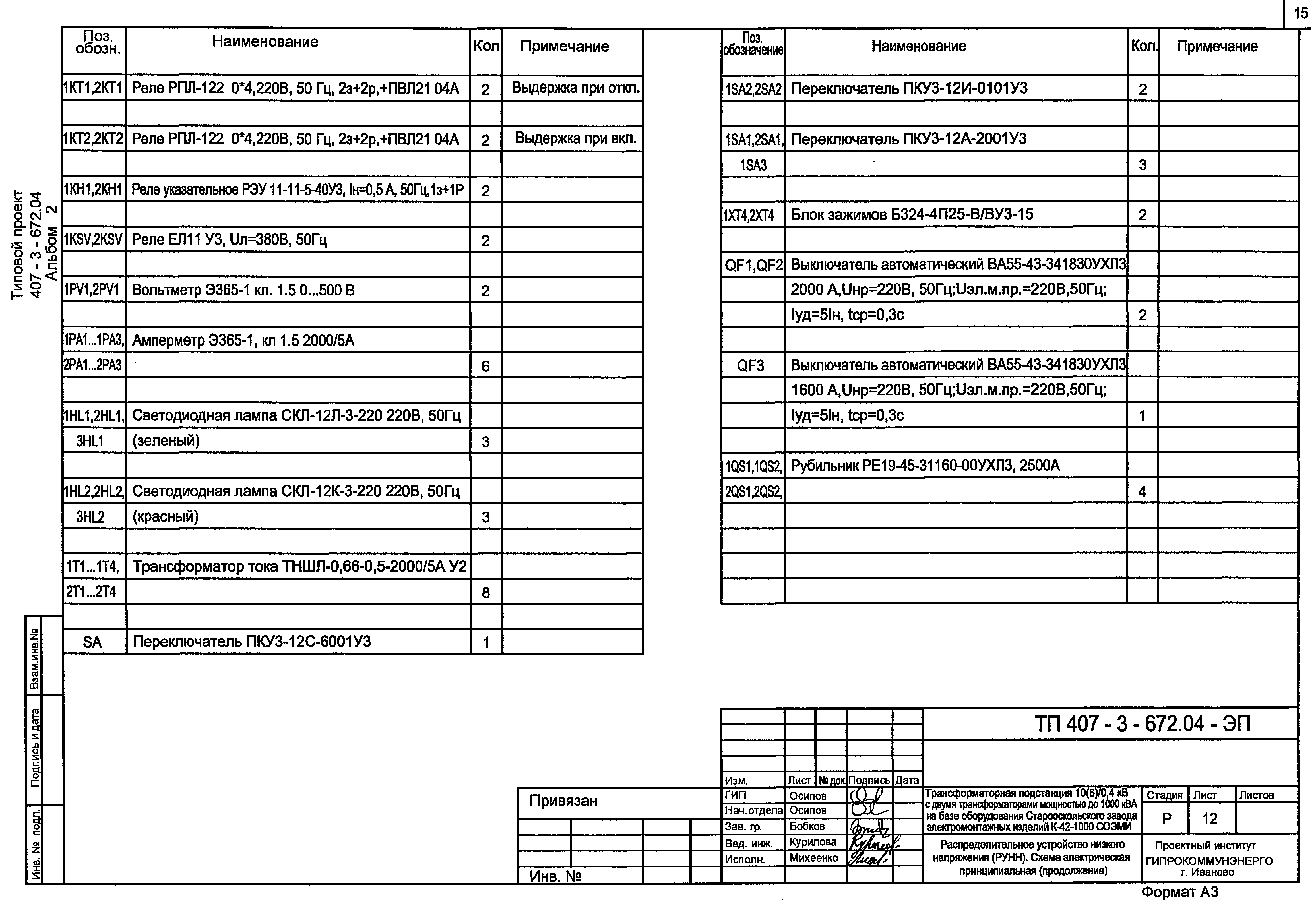 Типовой проект 407-3-672.04