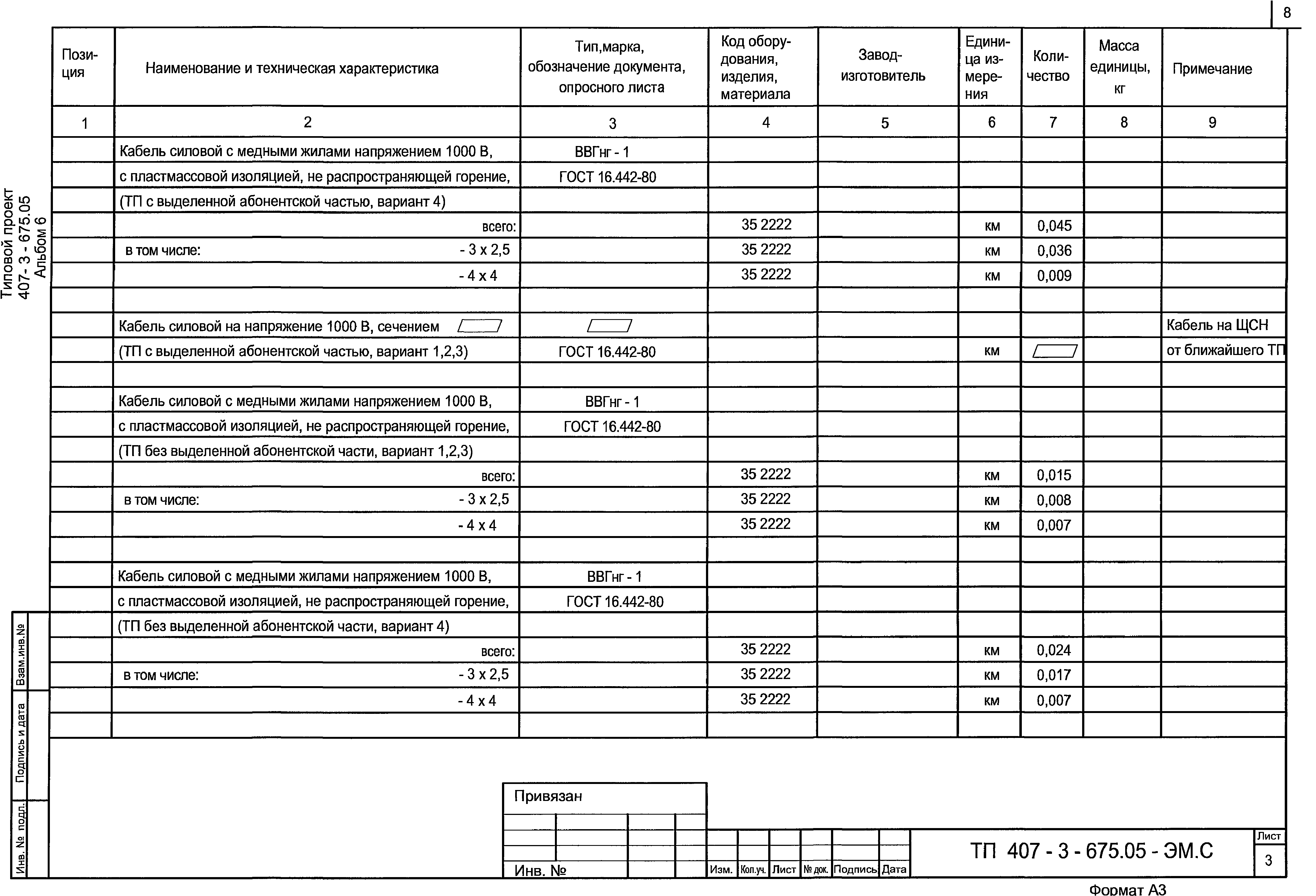 Типовой проект 407-3-675.05