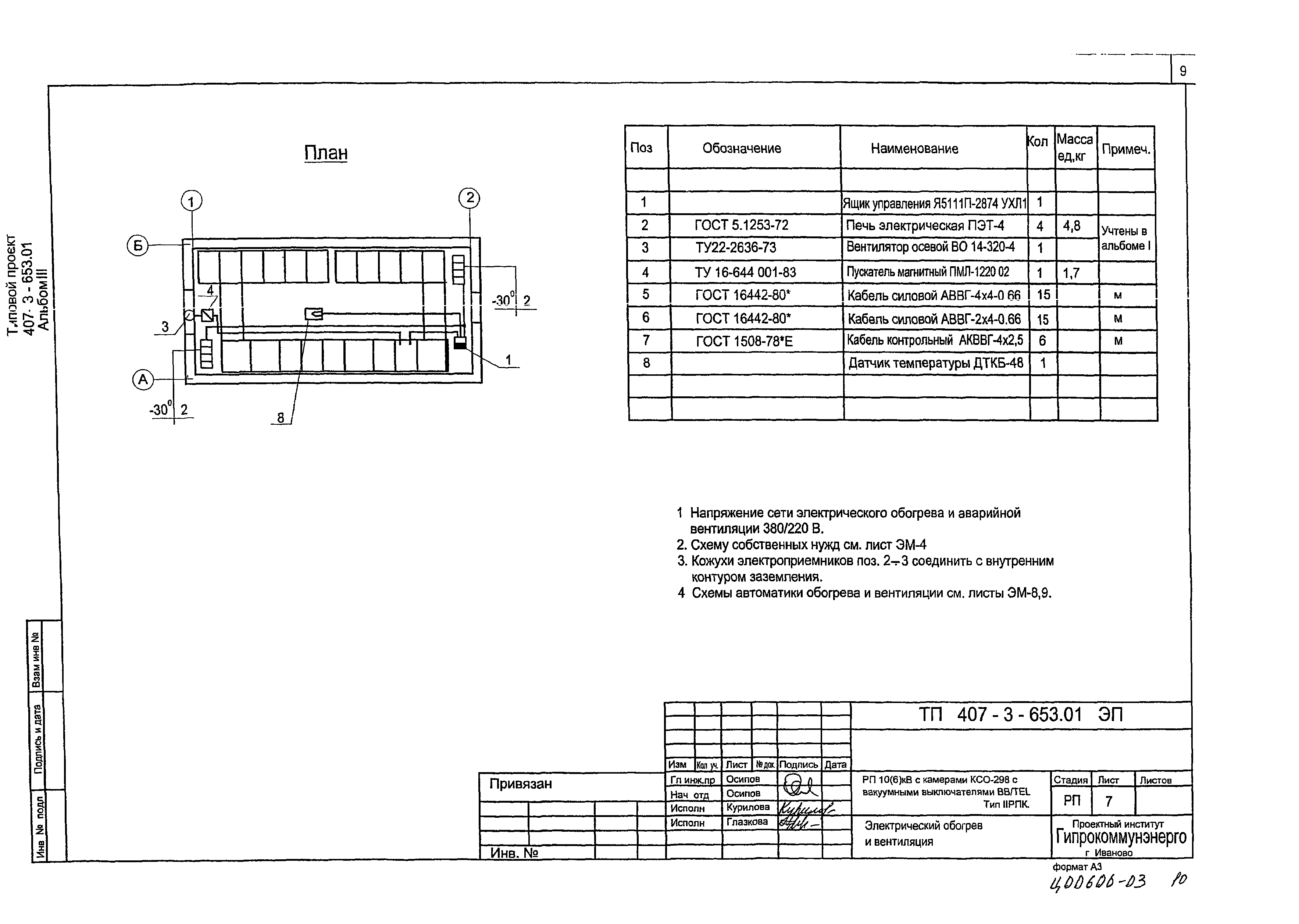Типовой проект 407-3-653.01