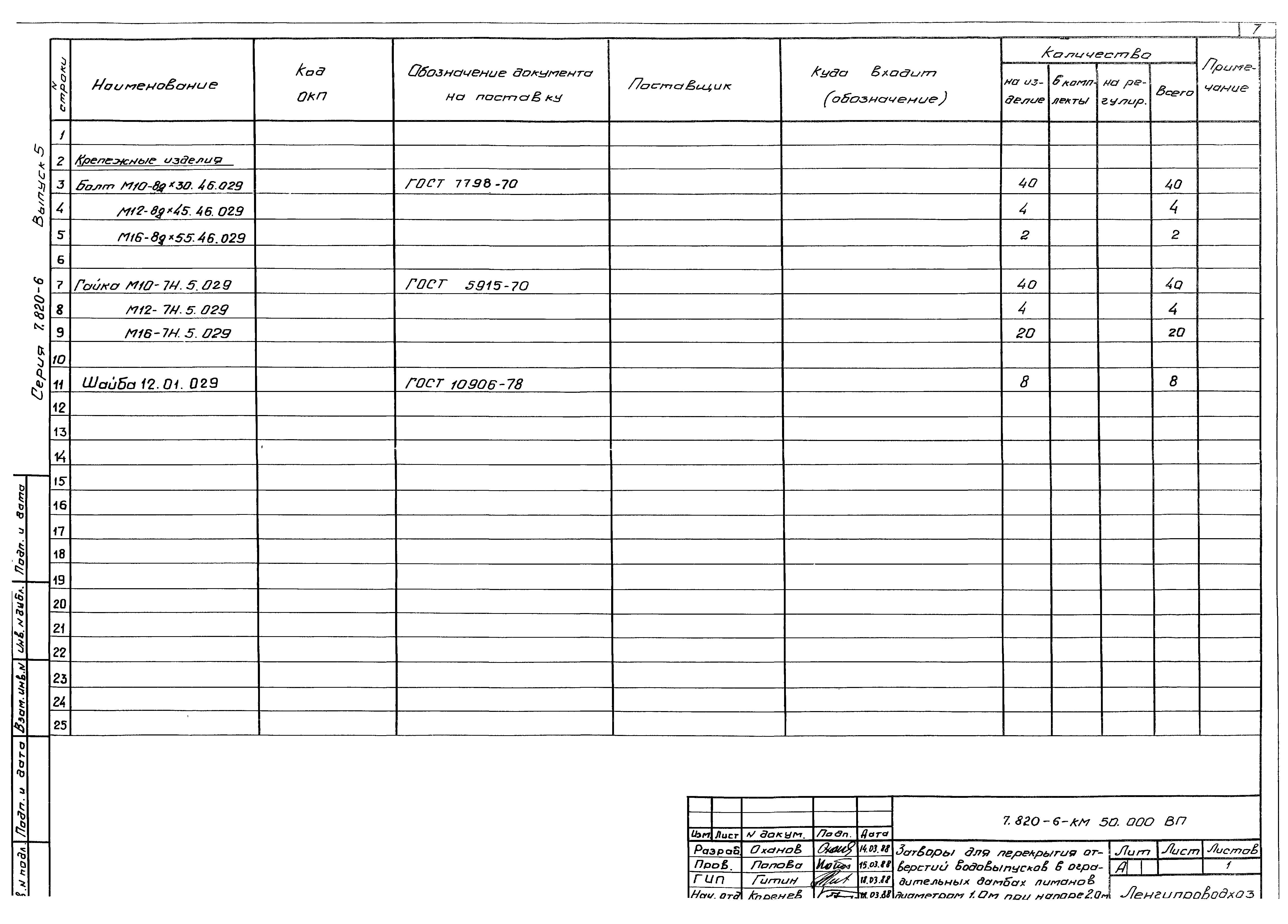 Серия 7.820-6