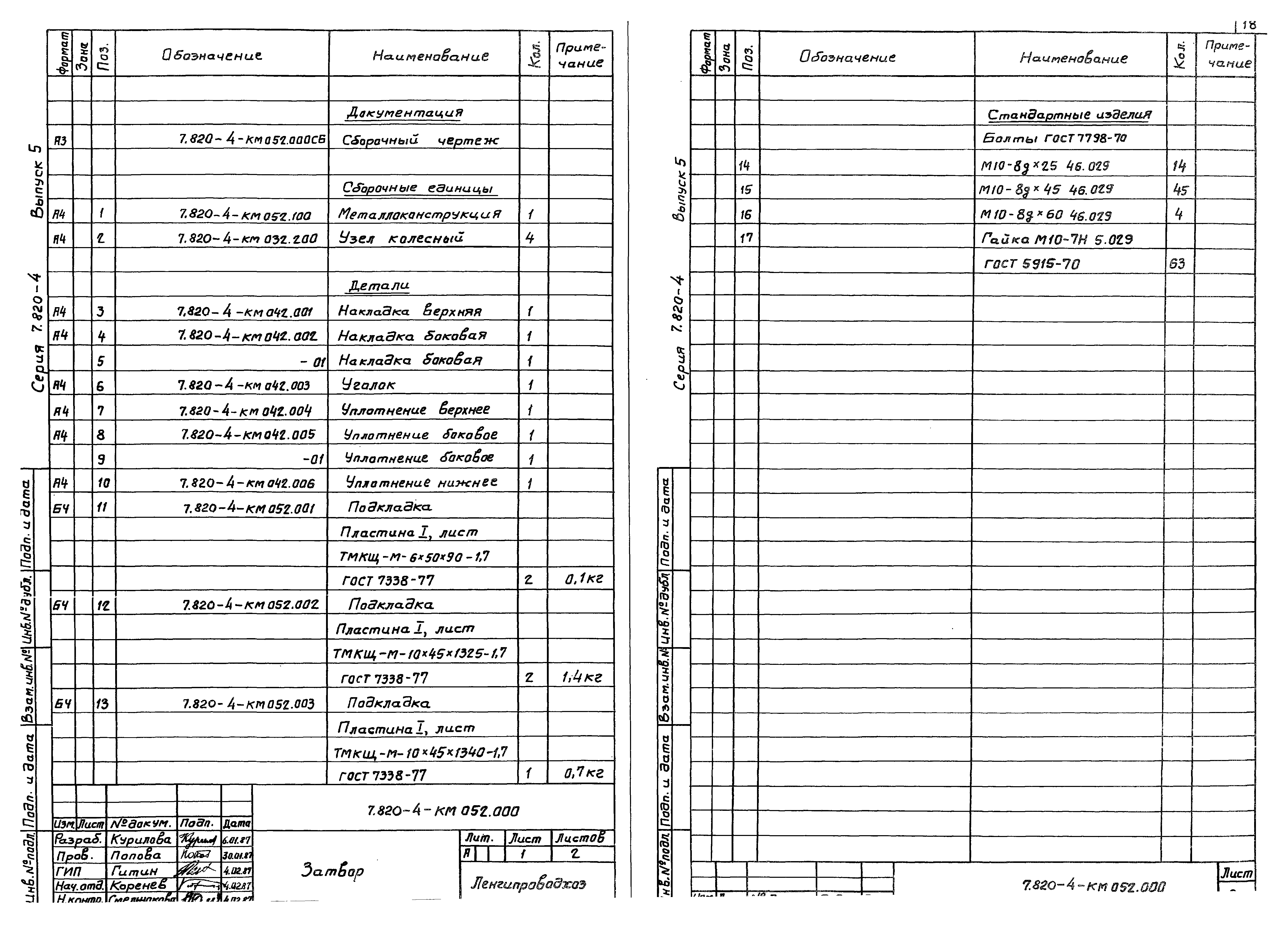 Серия 7.820-4