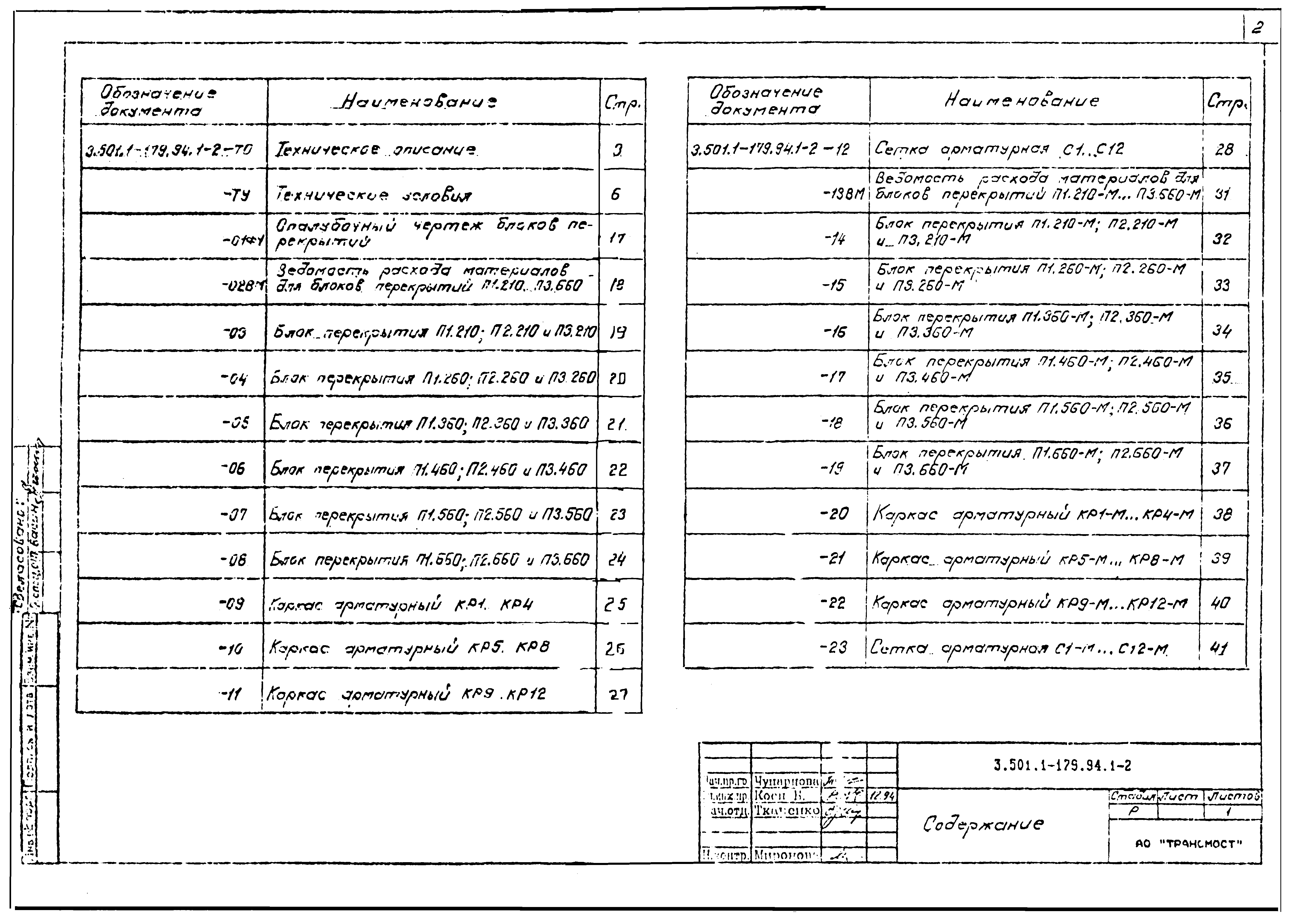 Серия 3.501.1-179.94