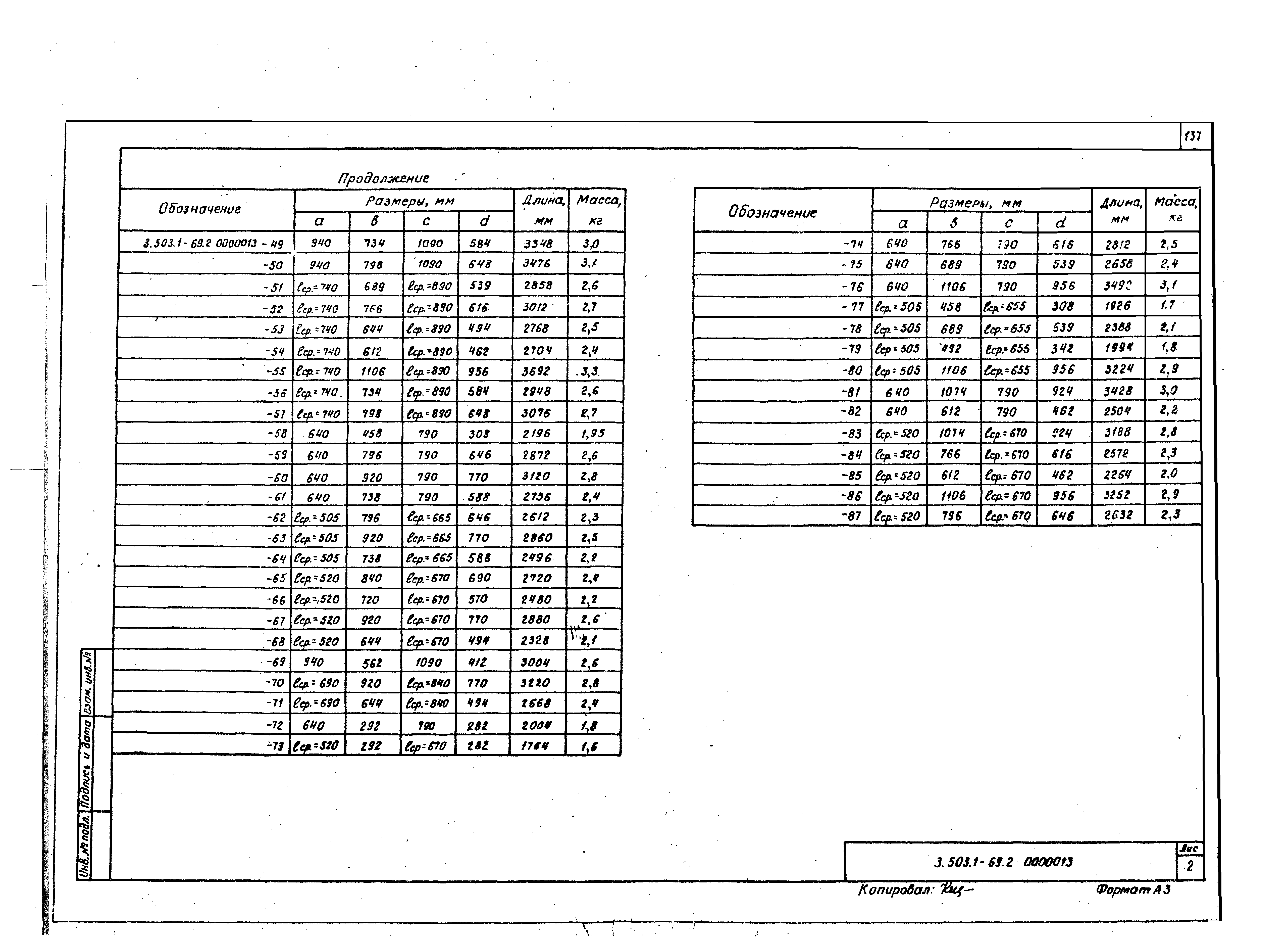 Серия 3.503.1-69