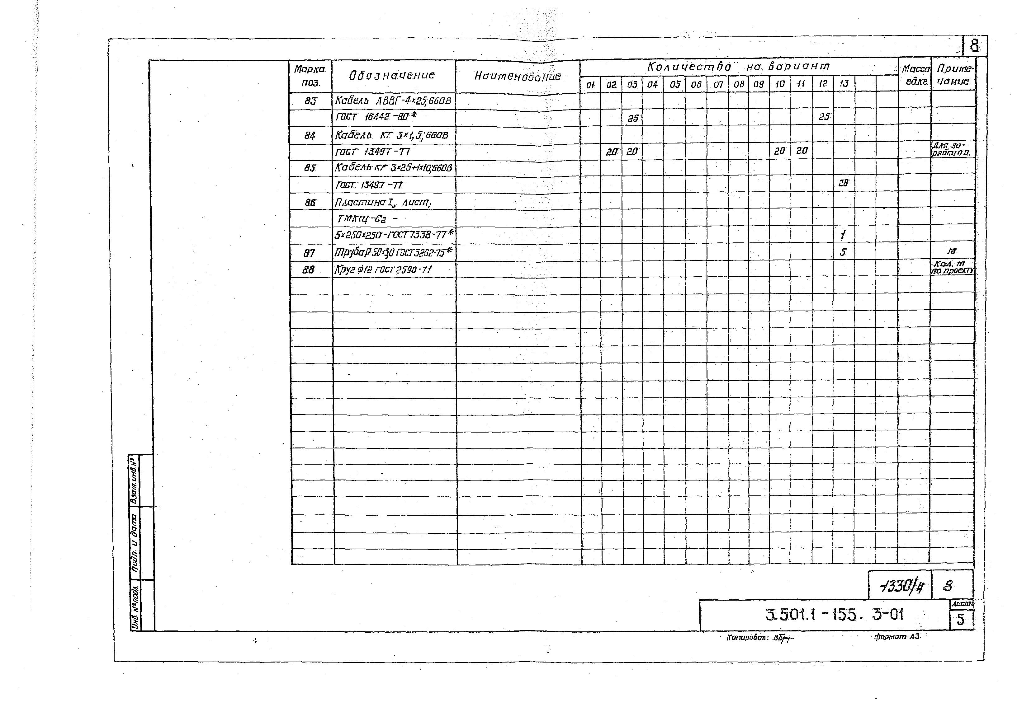 Серия 3.501.1-155