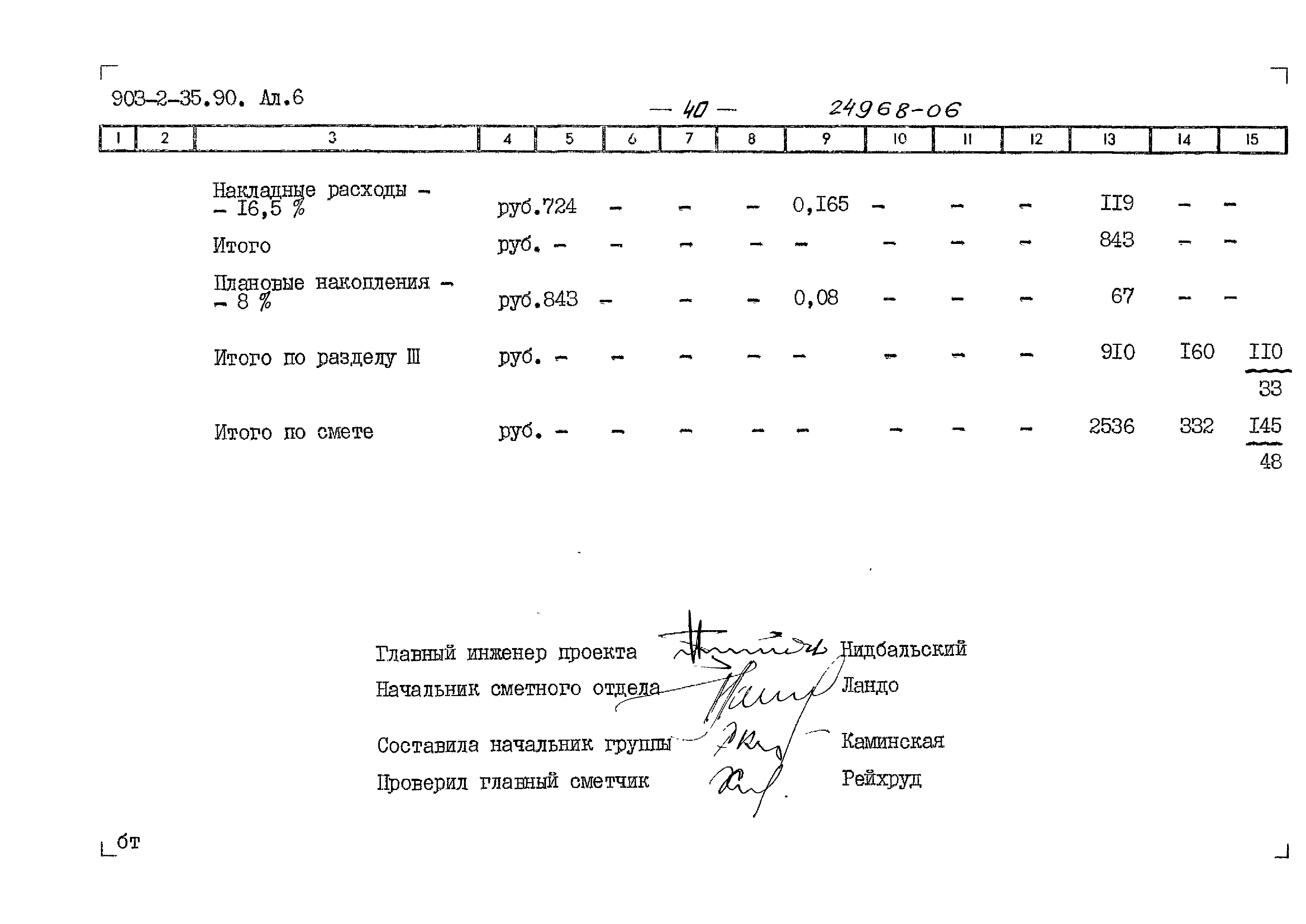 Типовой проект 903-2-35.90