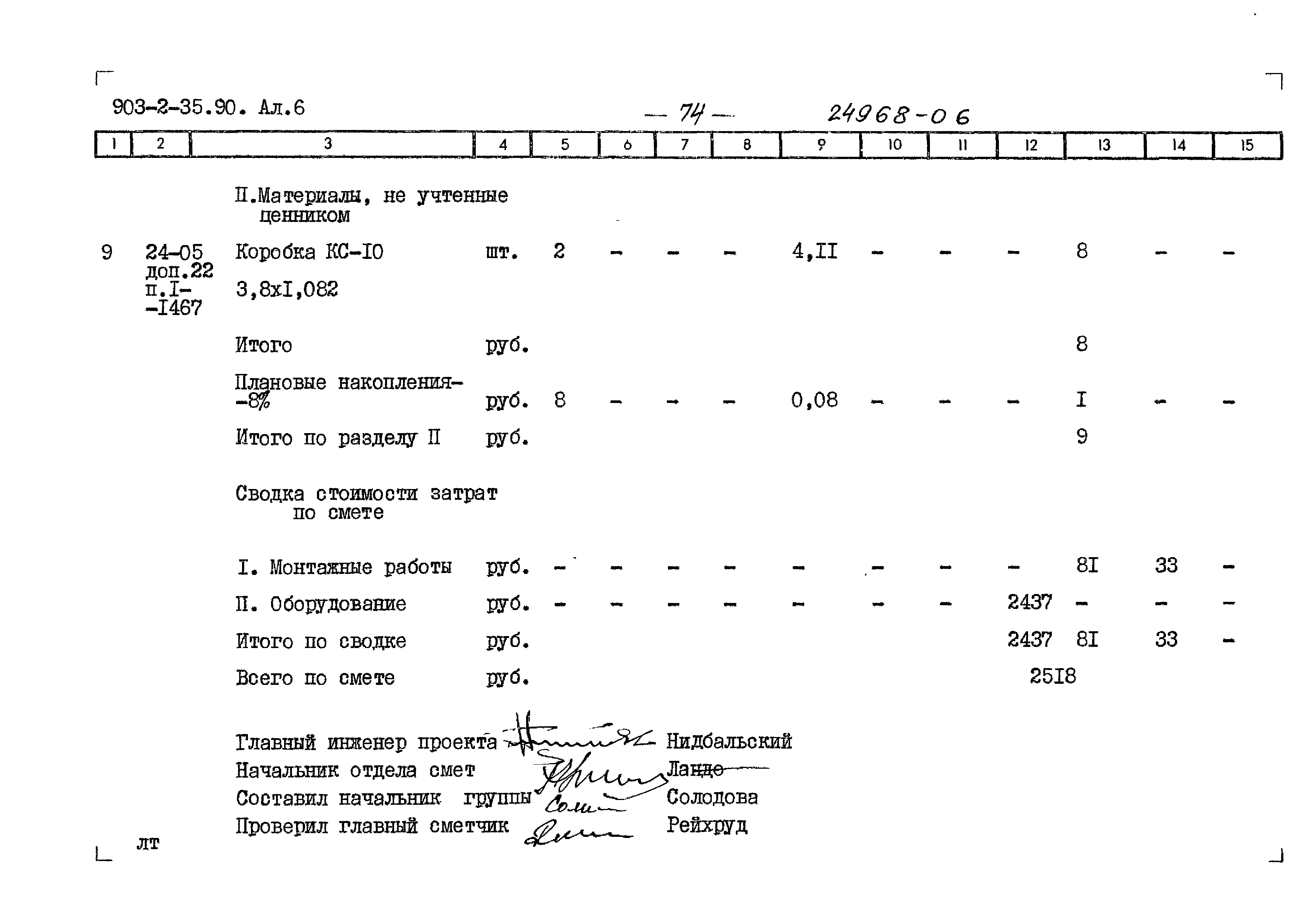 Типовой проект 903-2-35.90