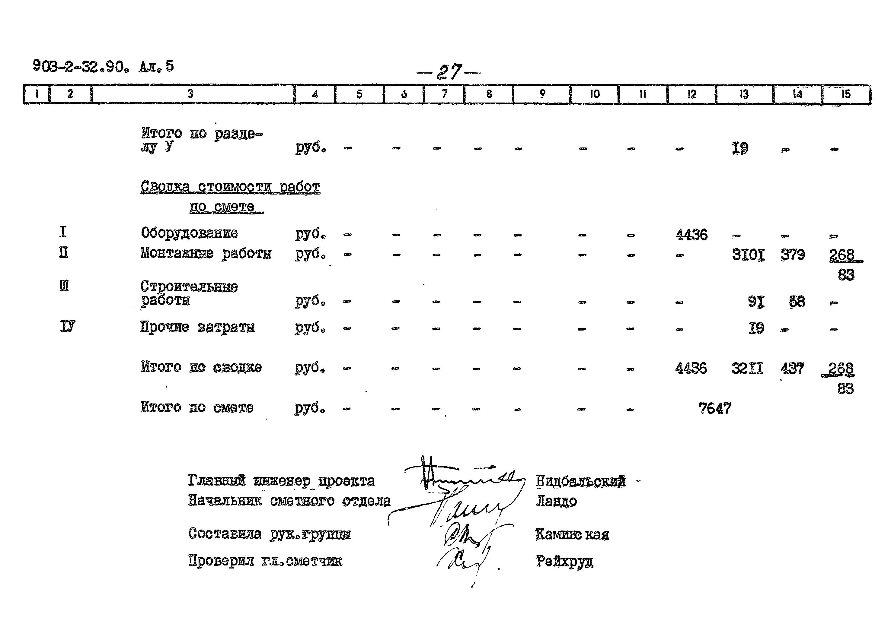 Типовой проект 903-2-32.90