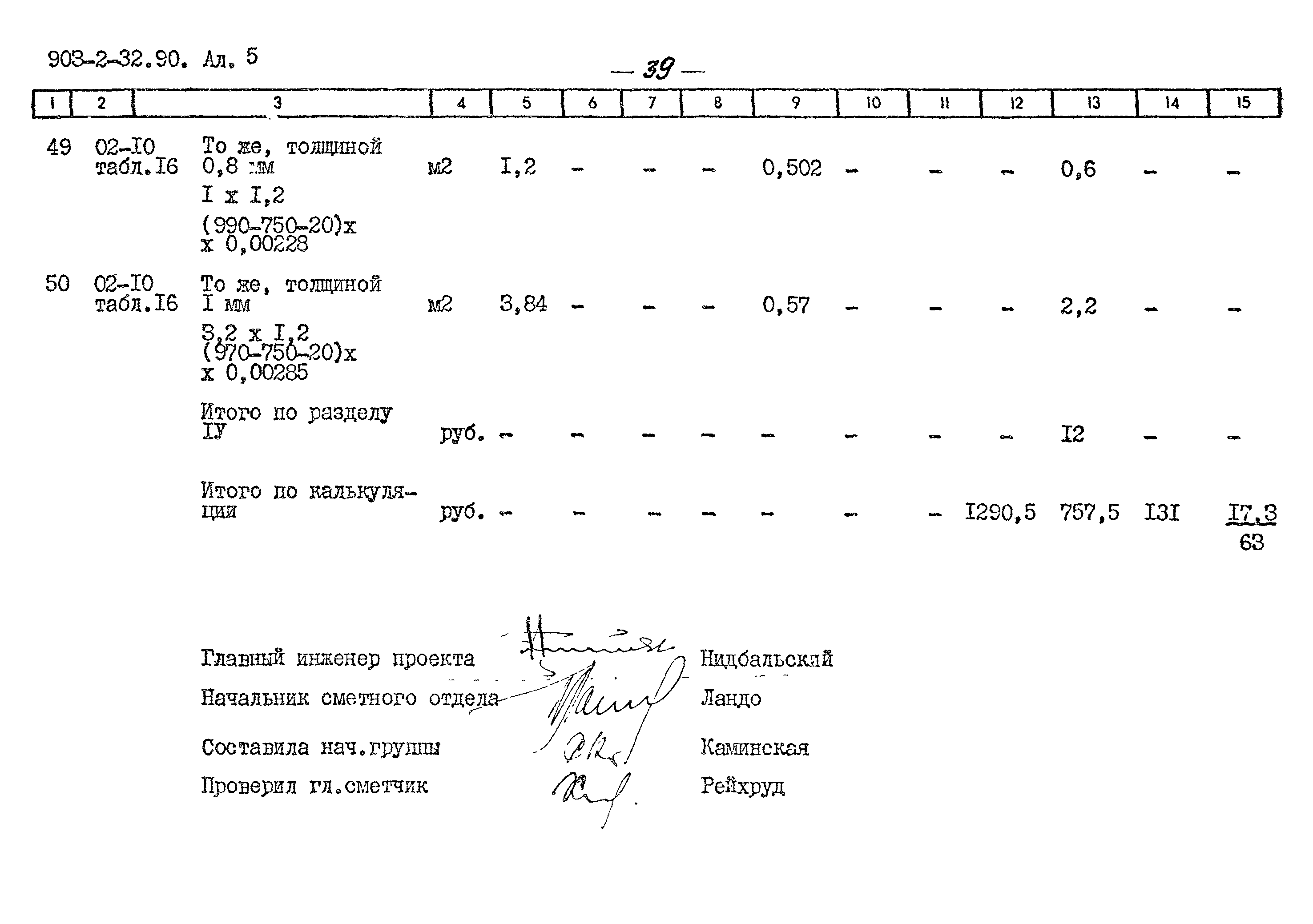 Типовой проект 903-2-32.90