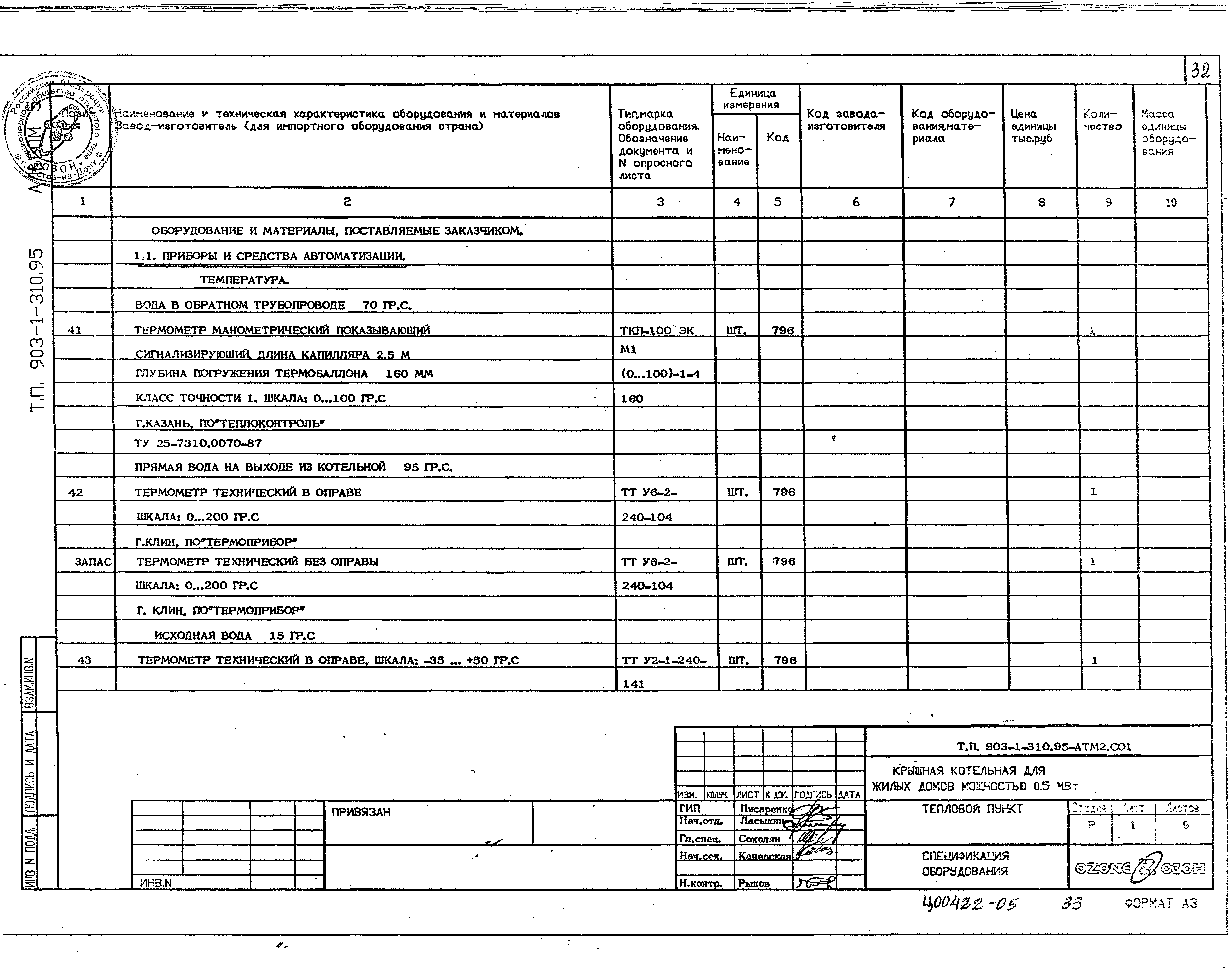 Типовой проект 903-1-310.95