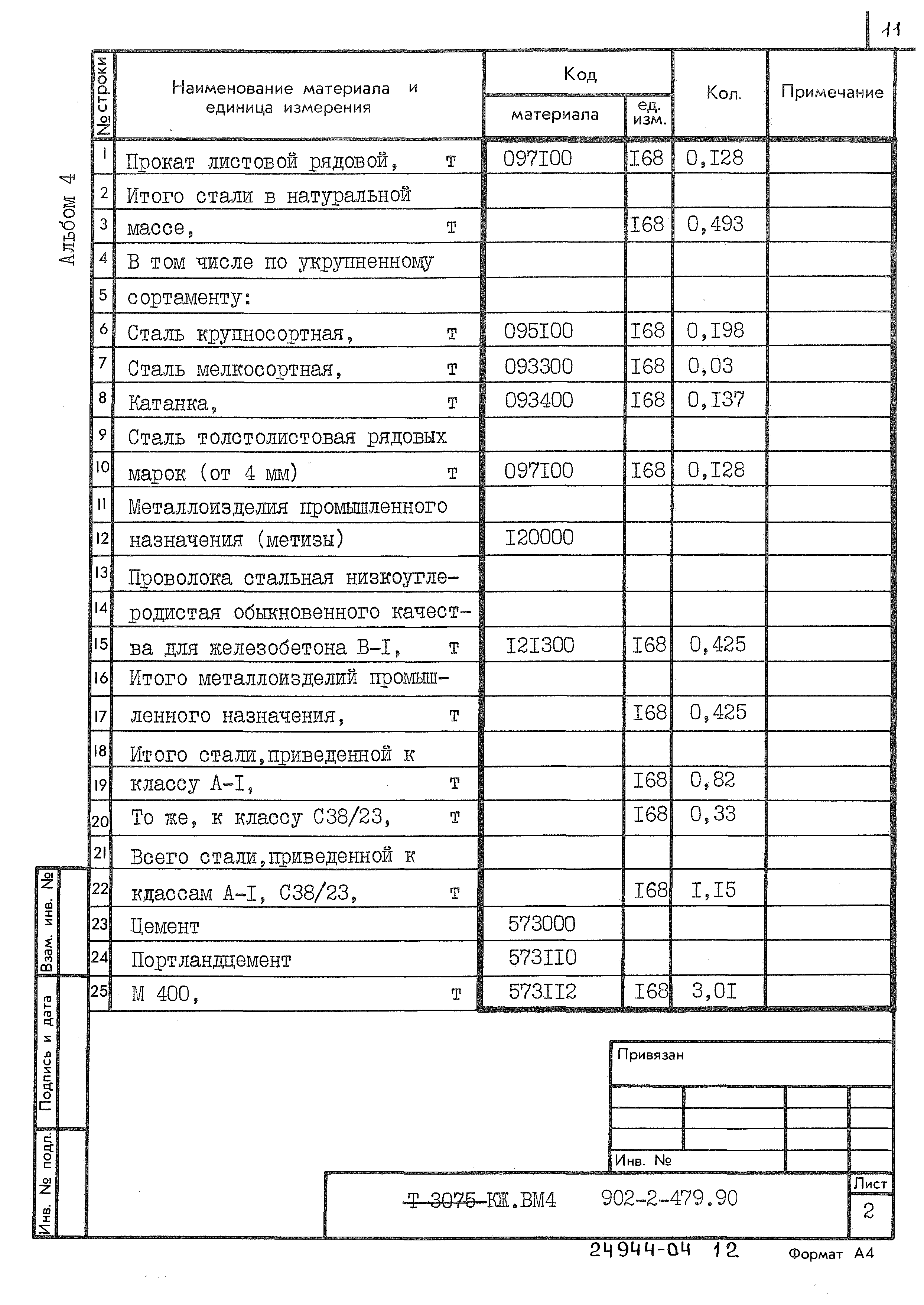 Типовой проект 902-2-479.90