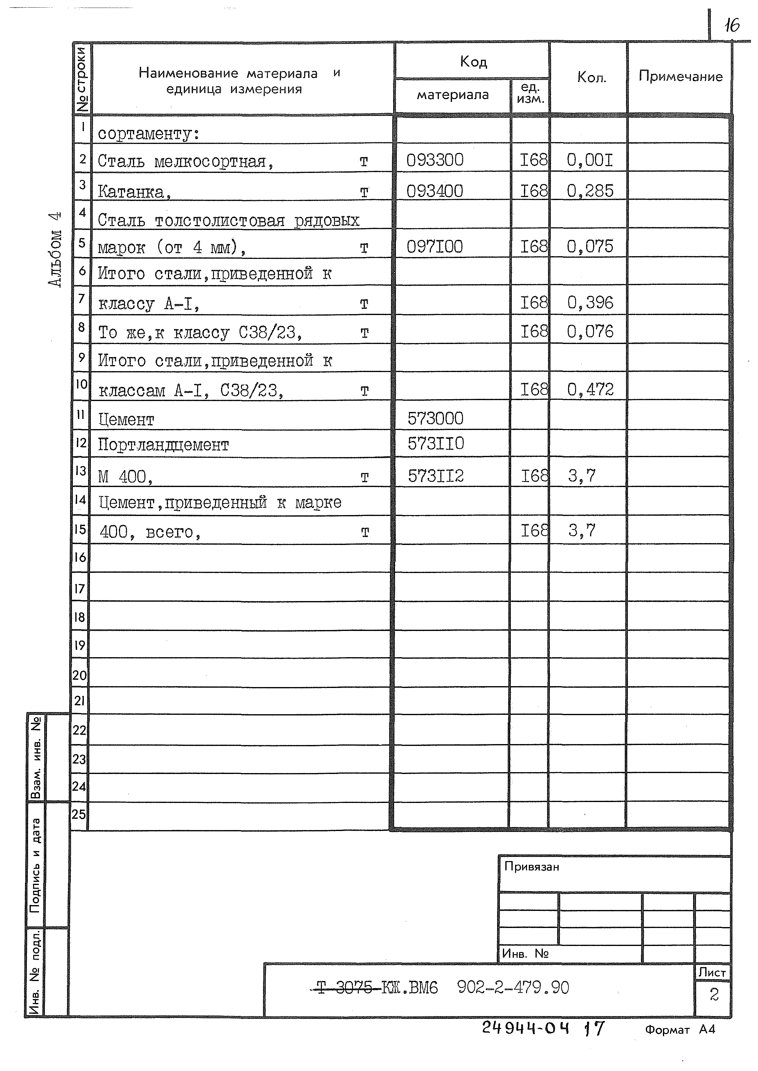 Типовой проект 902-2-479.90