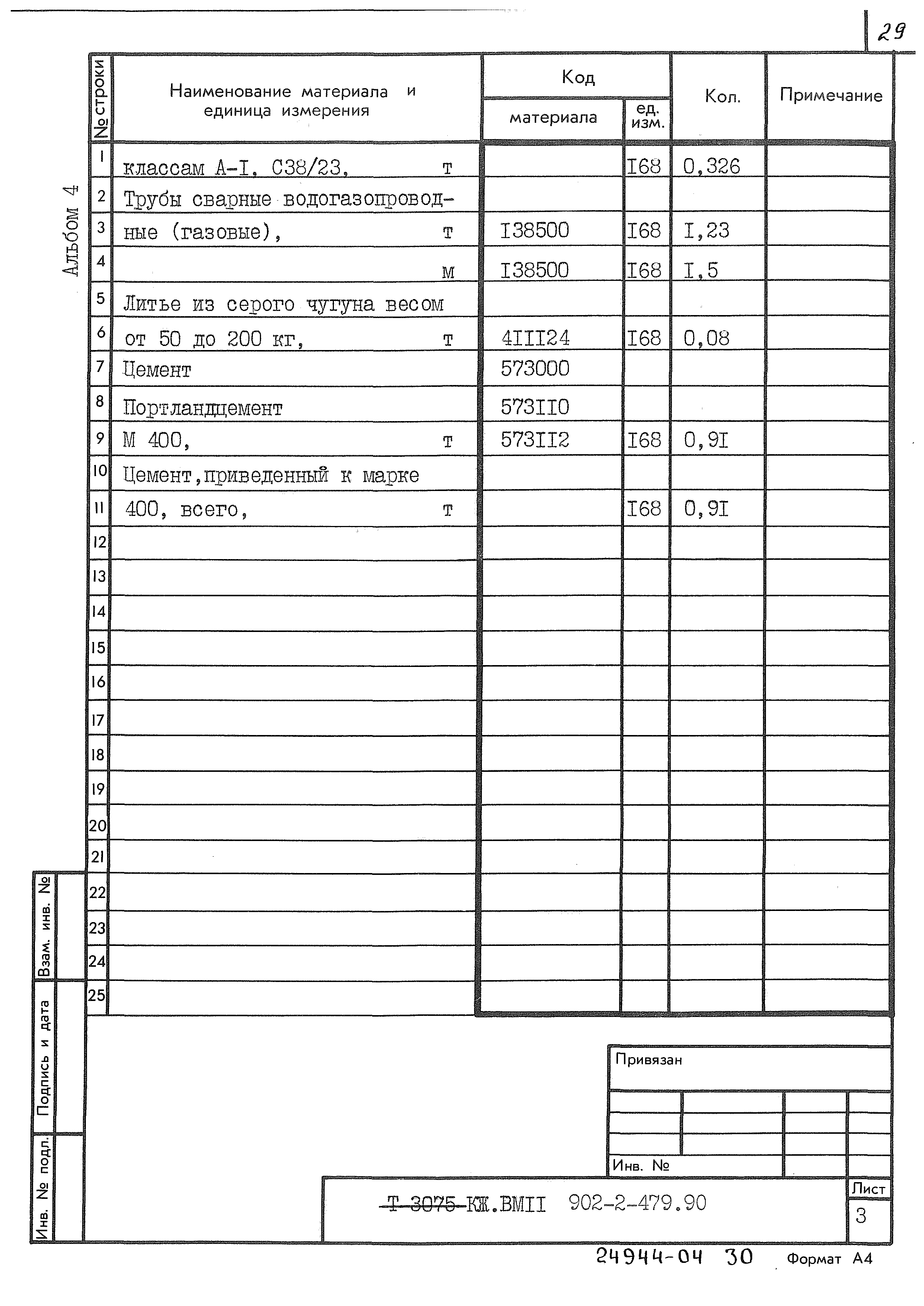 Типовой проект 902-2-479.90