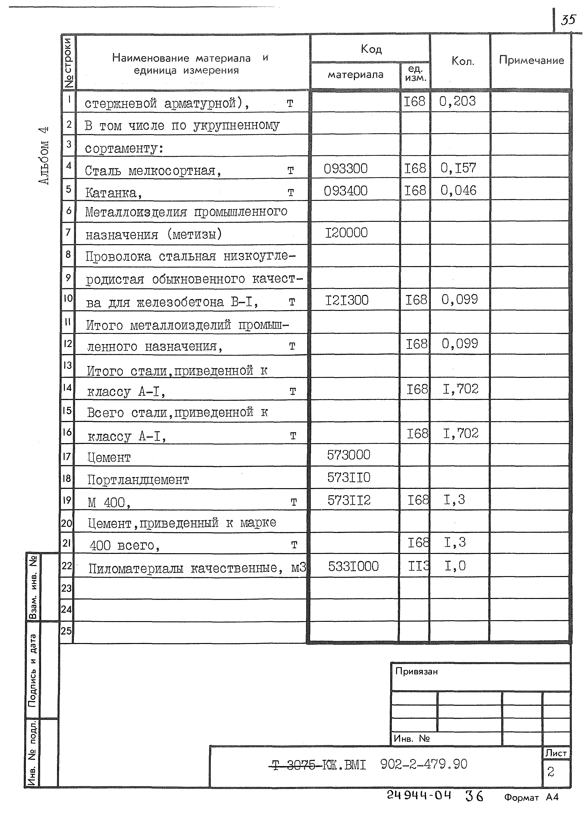 Типовой проект 902-2-479.90