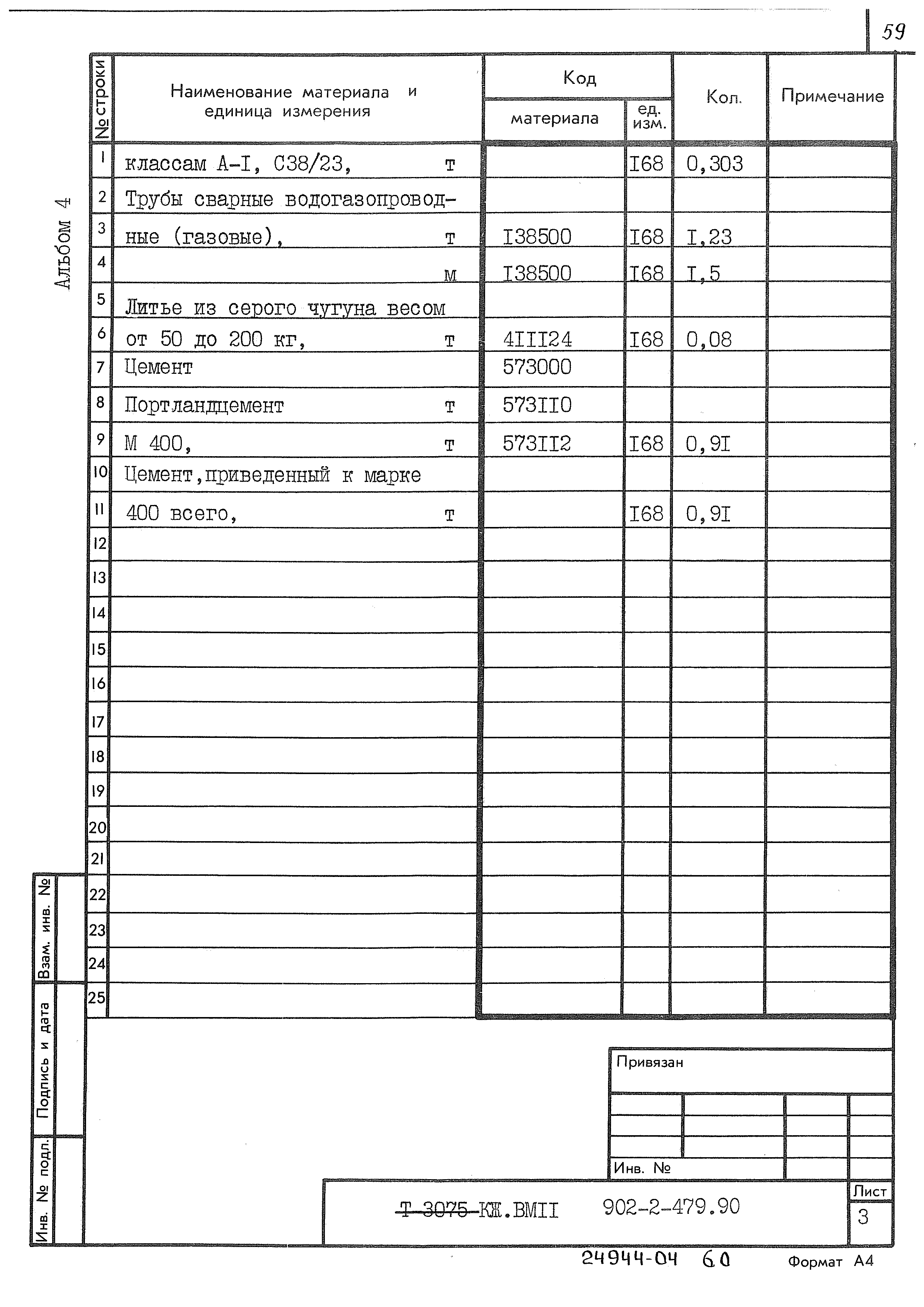 Типовой проект 902-2-479.90