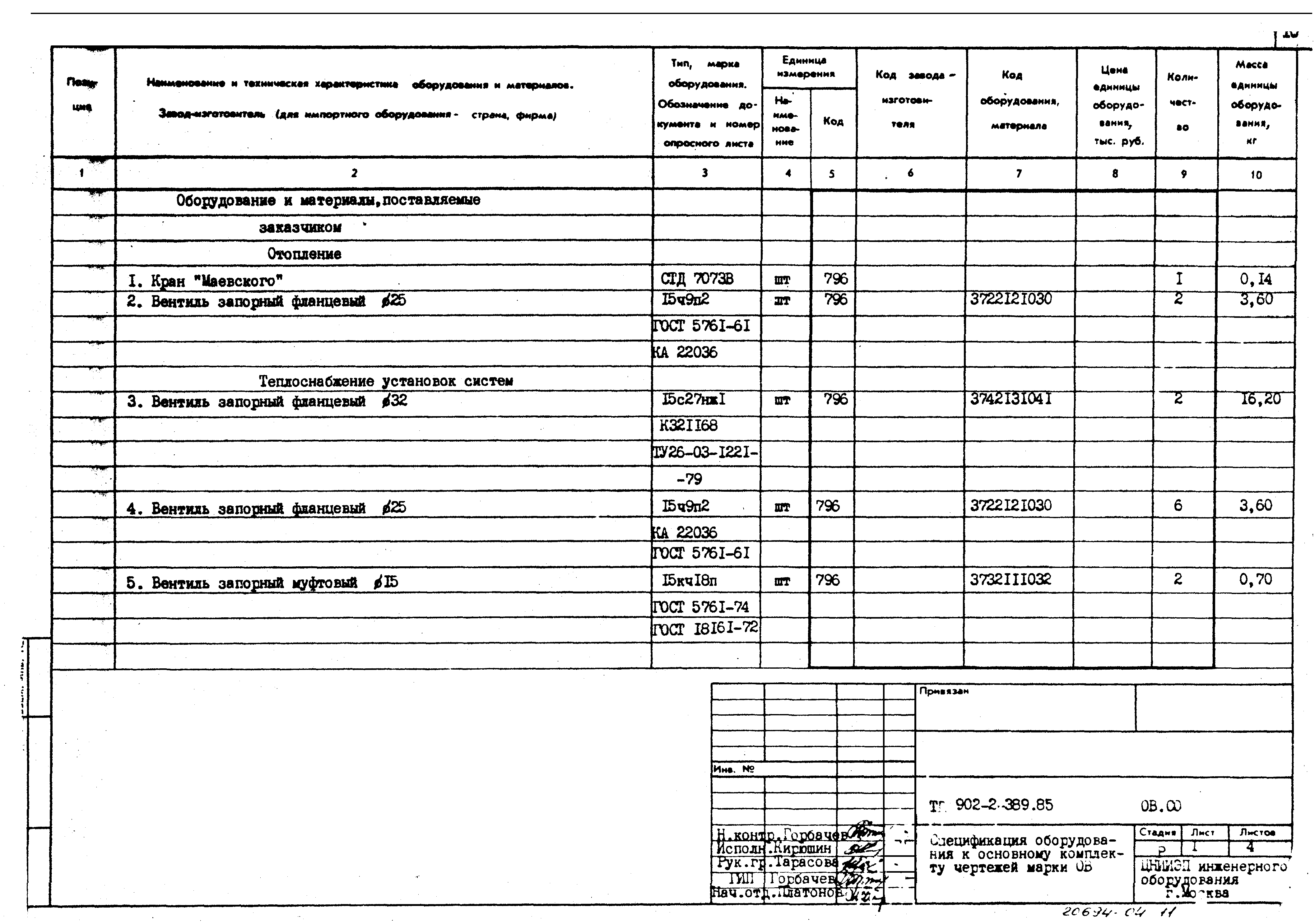 Типовой проект 902-2-389.85