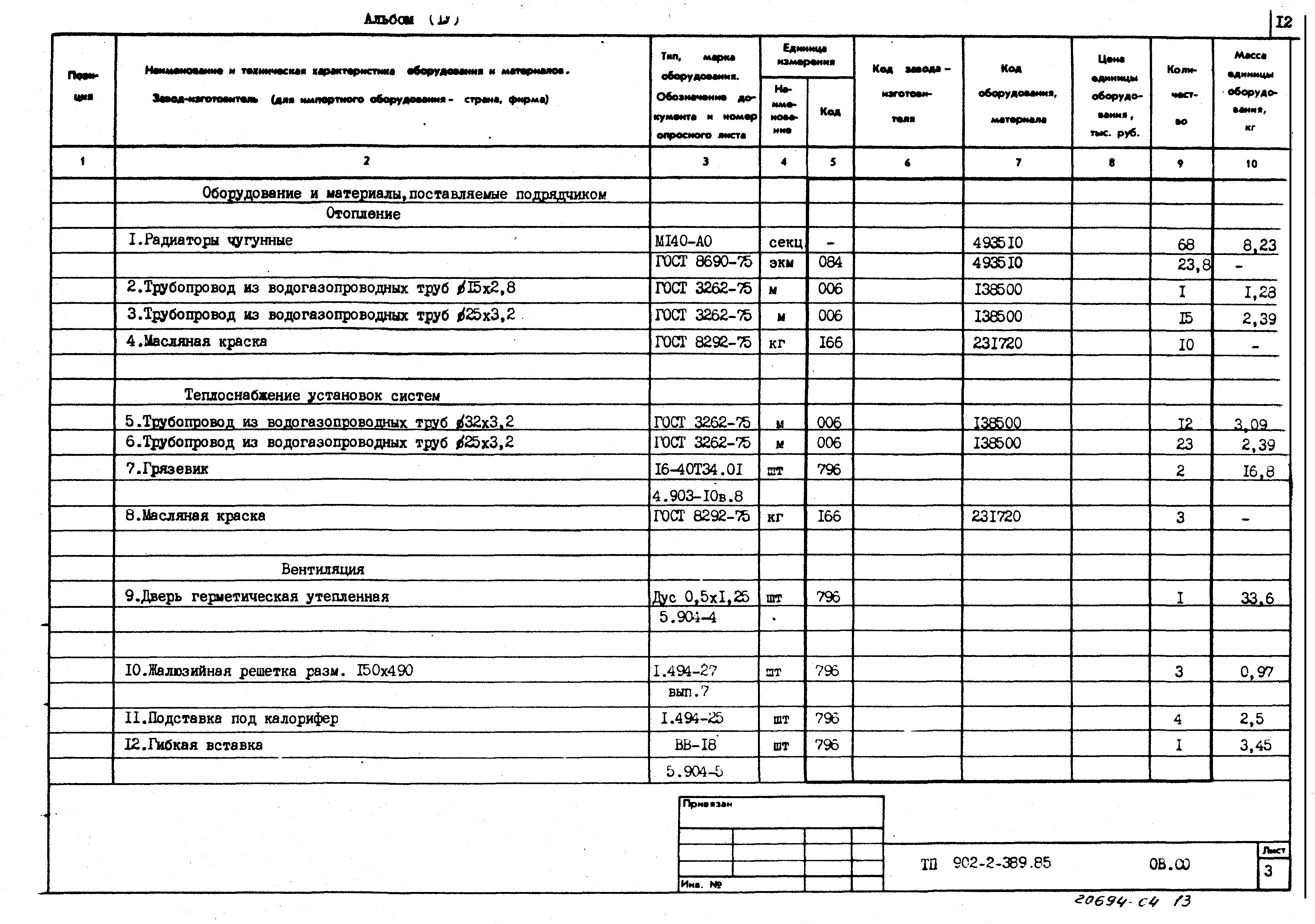 Типовой проект 902-2-389.85